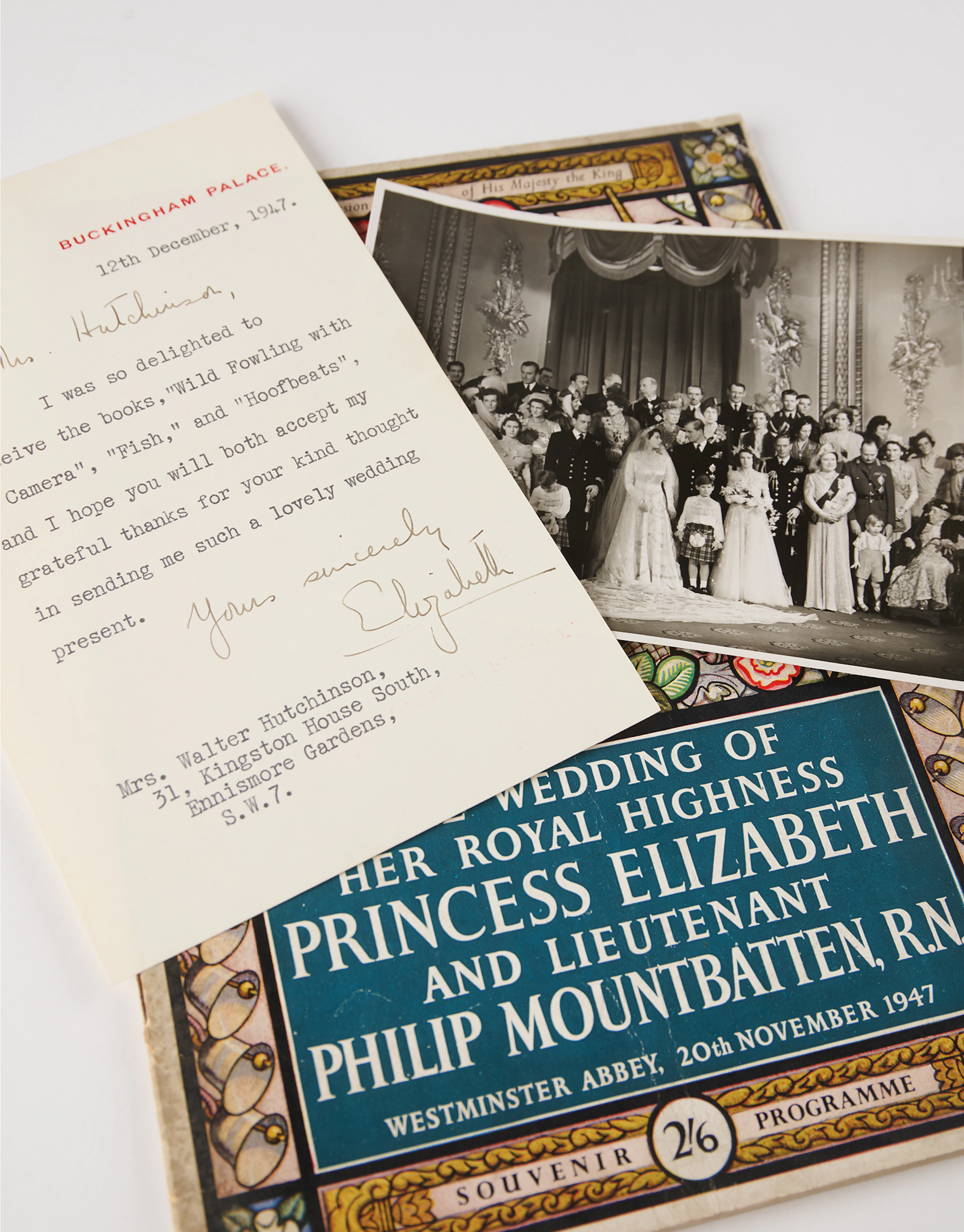 Queen Elizabeth II Typed Letter Signed, Written Three Weeks After
