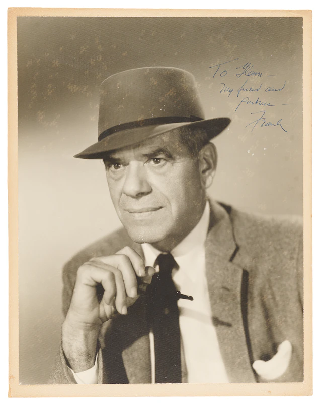 Frank Capra Oversized Signed Photograph to Glenn Ford