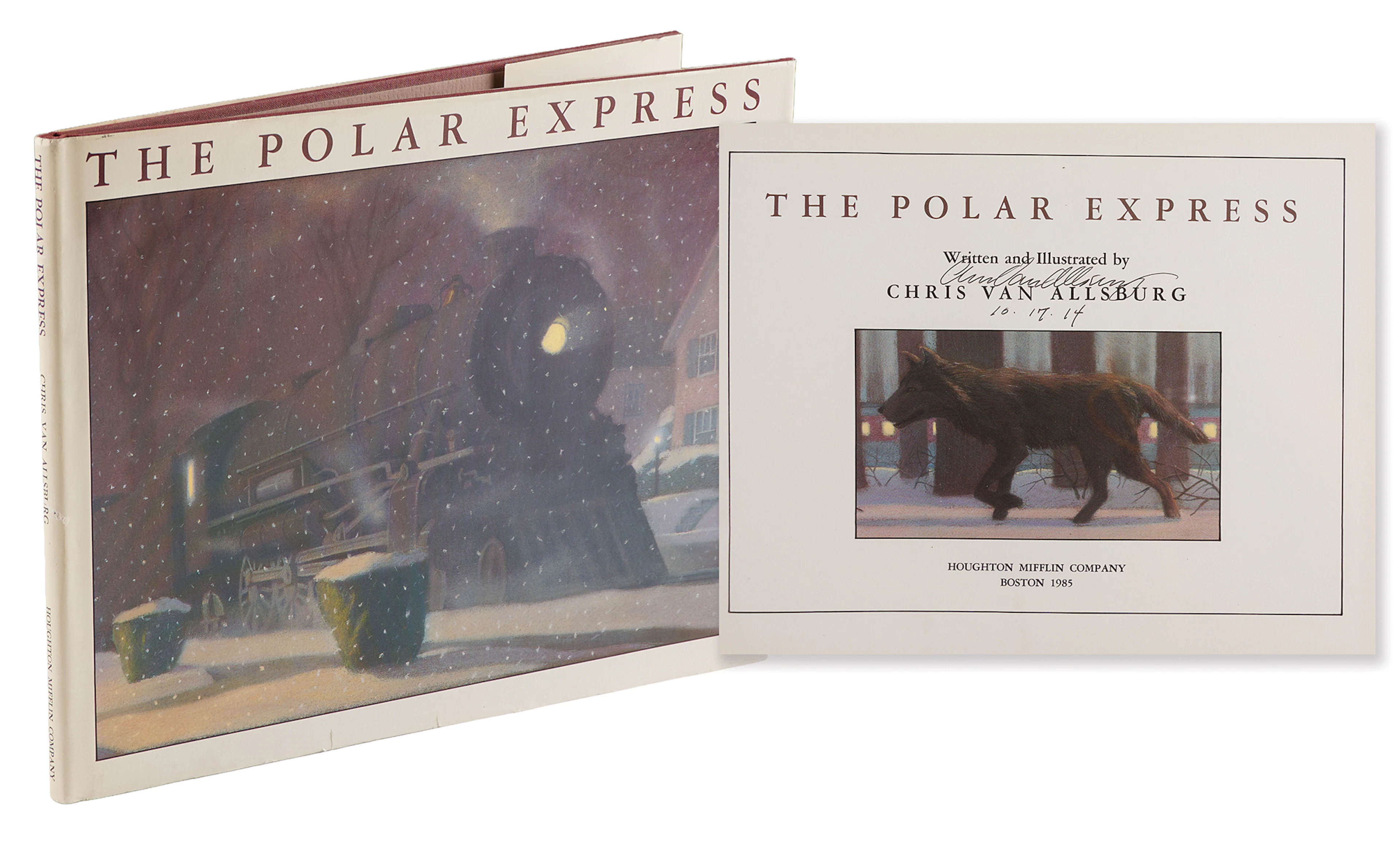 Chris Van Allsburg Signed Book - The Polar Express (First Edition)