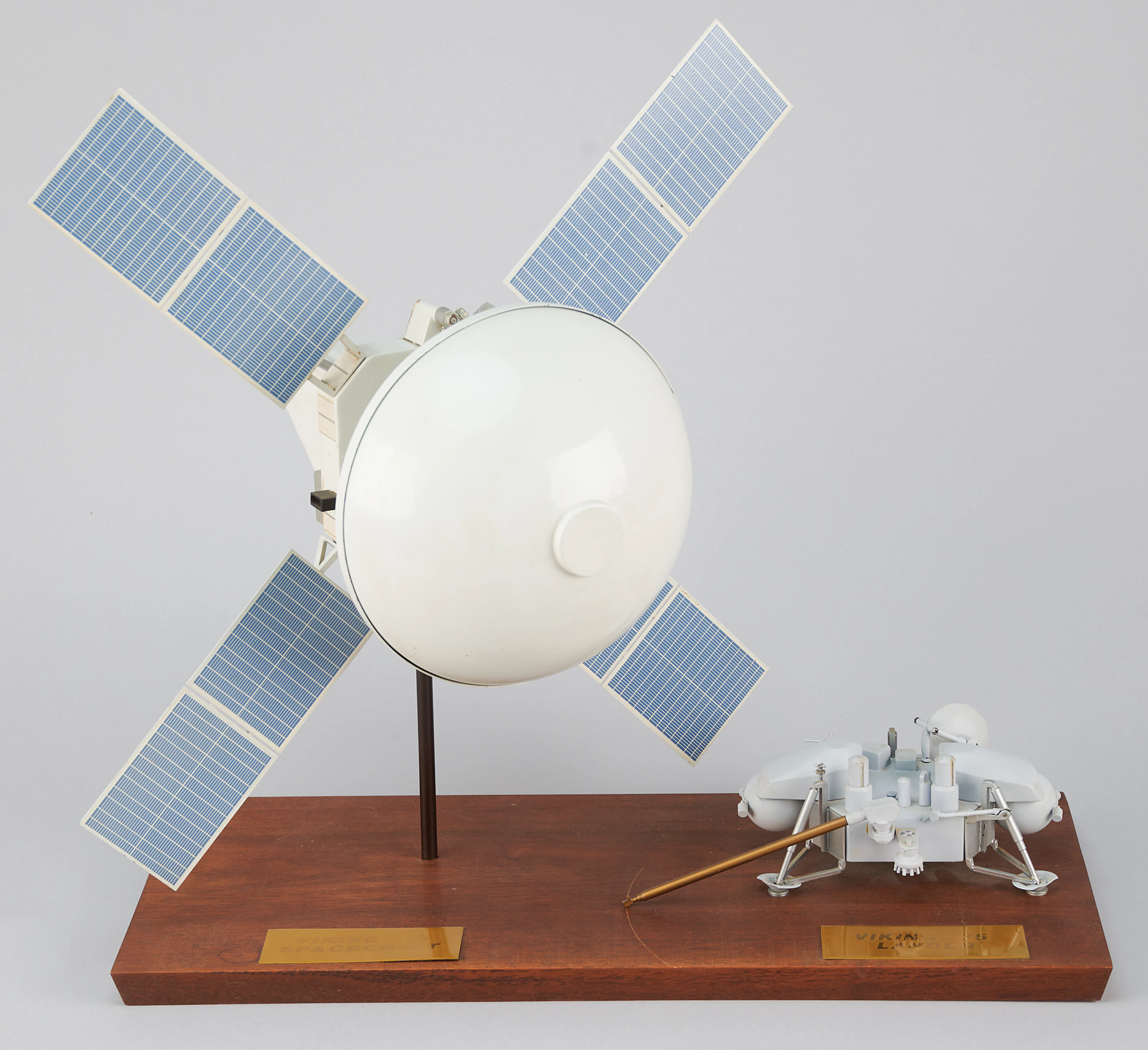 Viking Orbiter and Lander Model Display