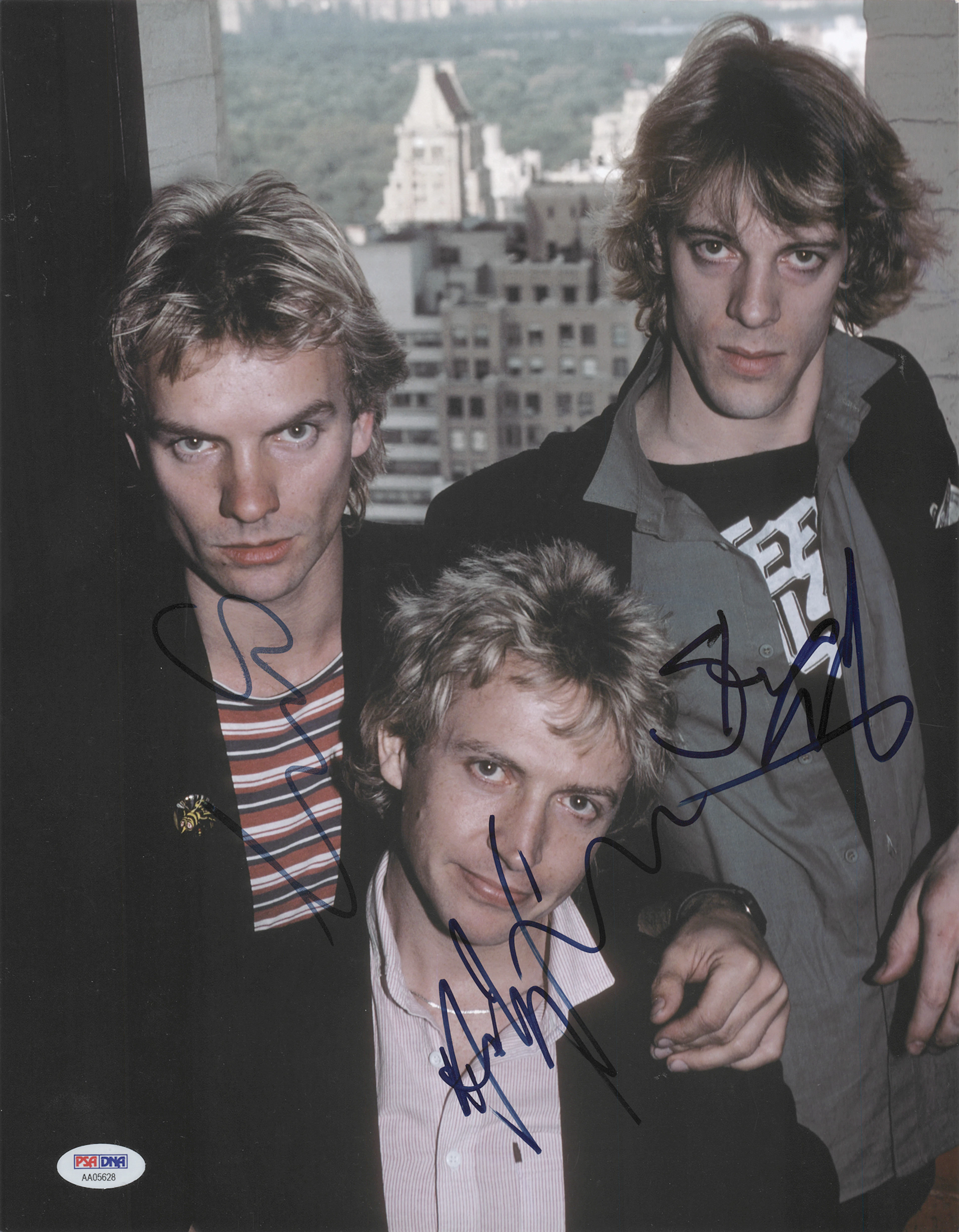 The Police Signed Oversized Photograph