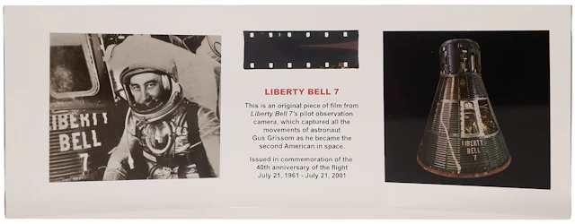 Liberty Bell 7 Flown Film (Ltd. Ed. #250/1000)