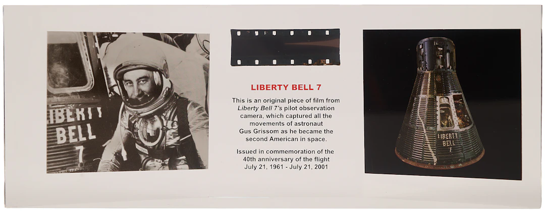 Liberty Bell 7 Flown Film (Ltd. Ed. #250/1000)