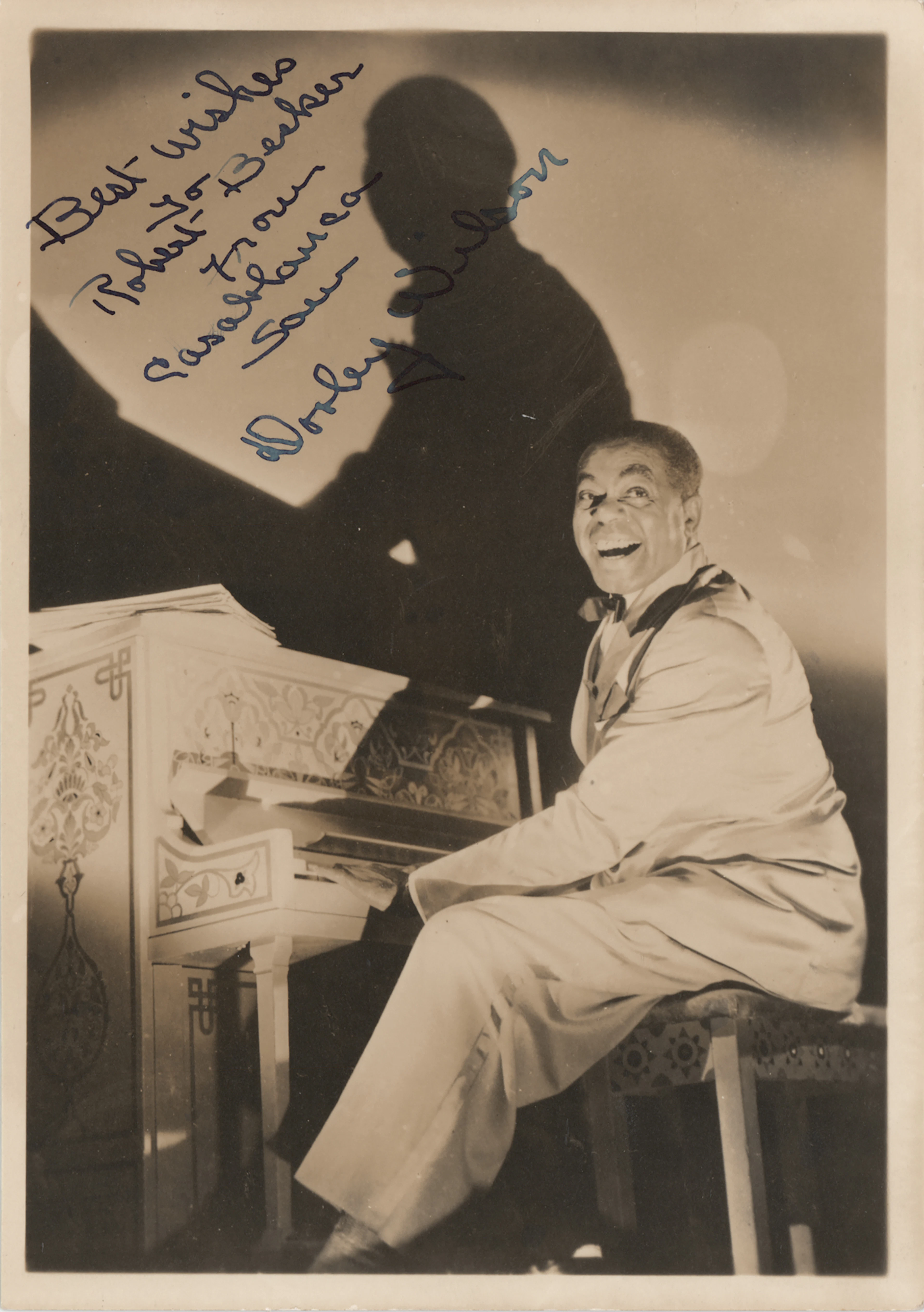 Casablanca: Dooley Wilson Signed Photograph