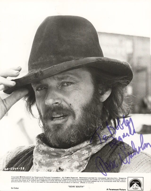 Jack Nicholson Signed Photograph