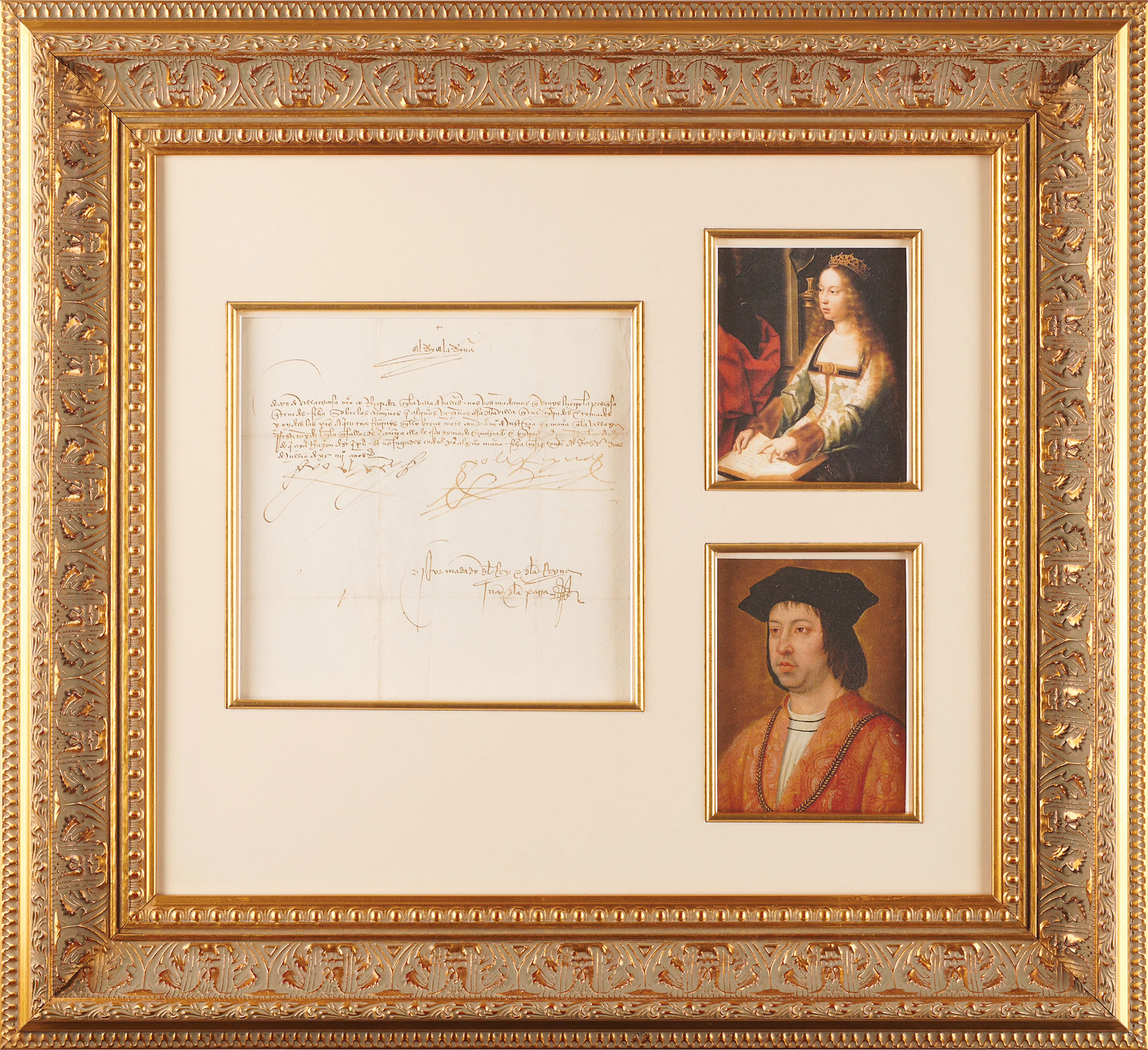 Ferdinand and Isabella Document Signed - An Order from the Spanish