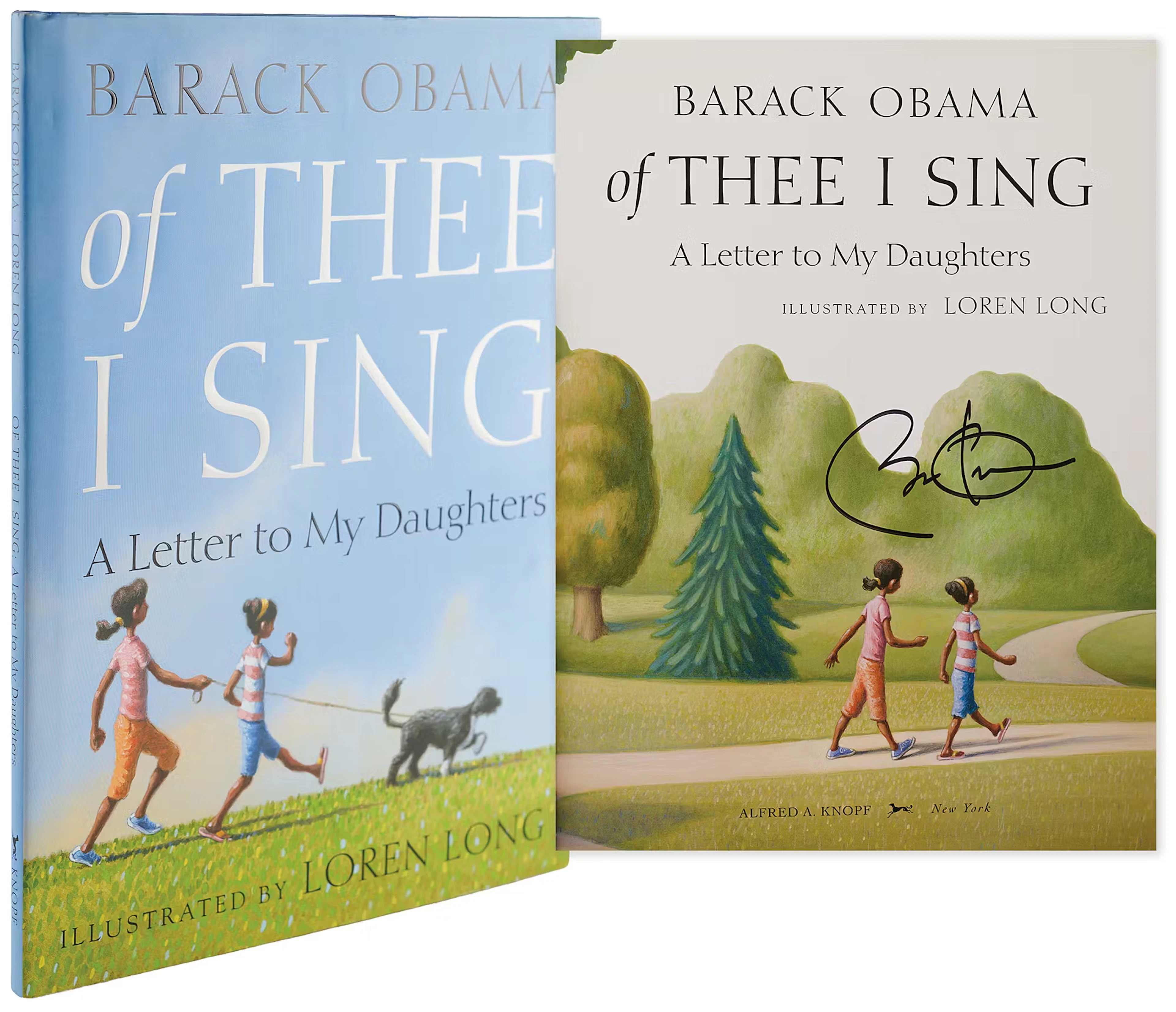 Barack Obama Signed Book - Of Thee I Sing