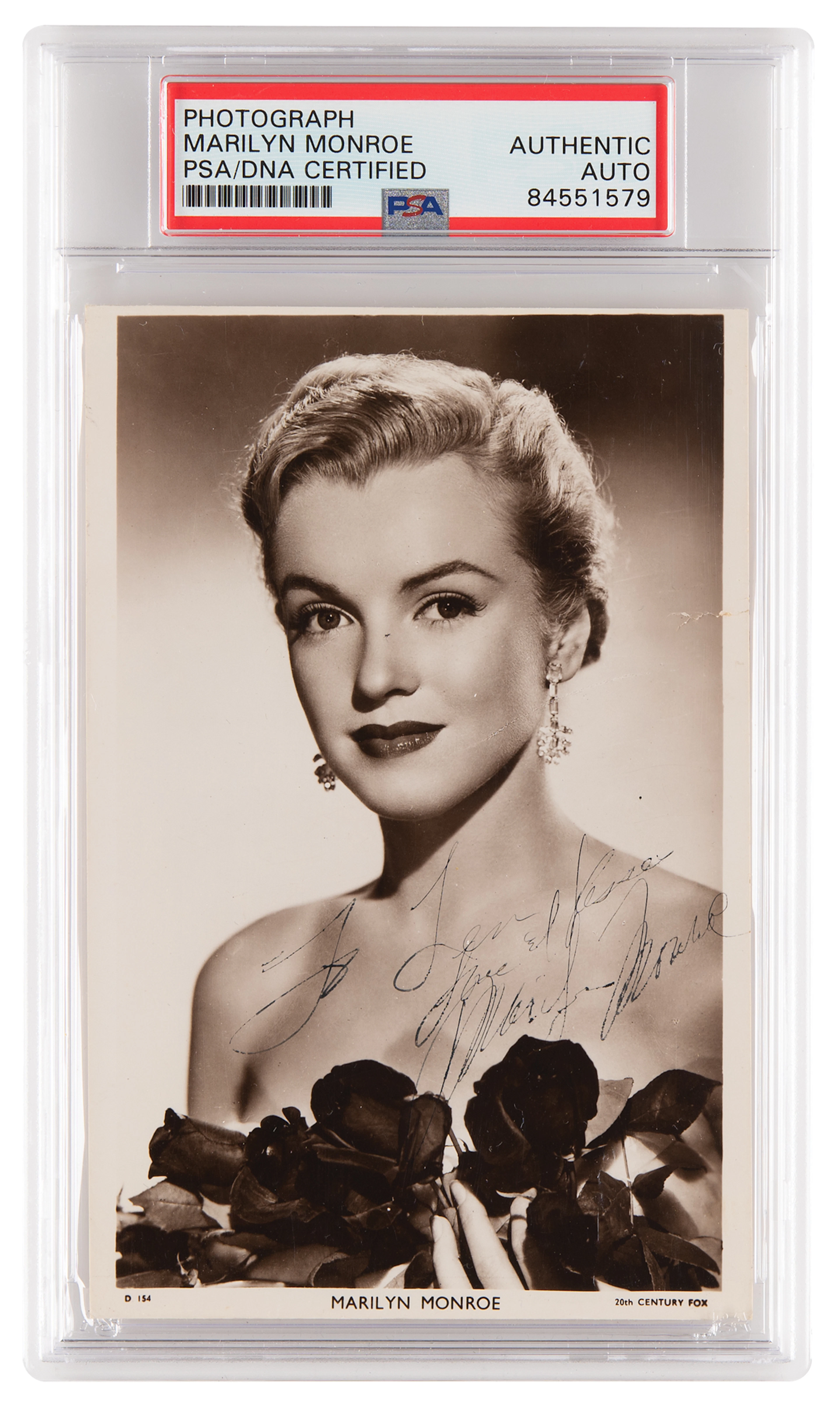 Marilyn Monroe Signed Photograph