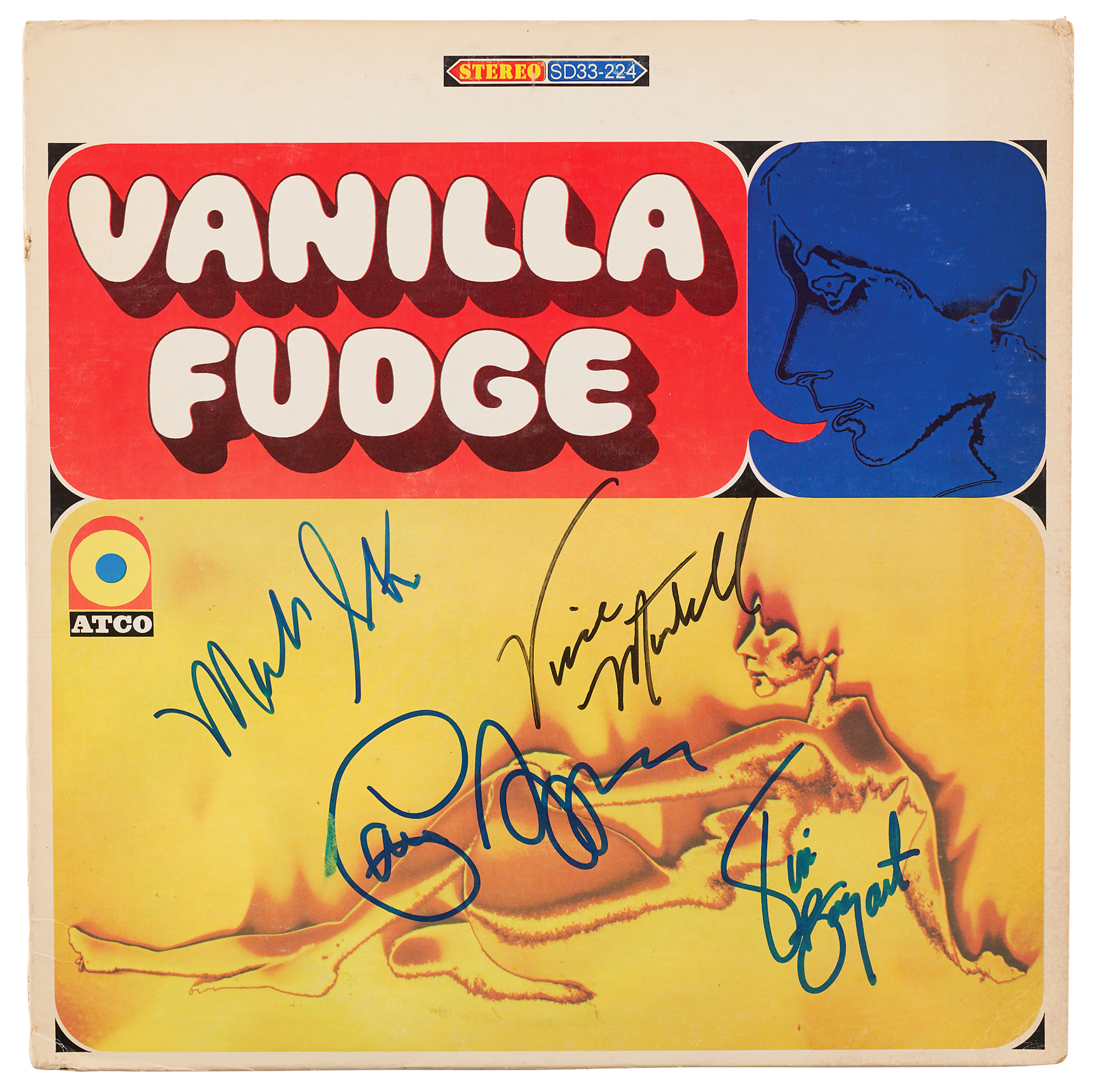 Vanilla Fudge Signed Album - Self-Titled
