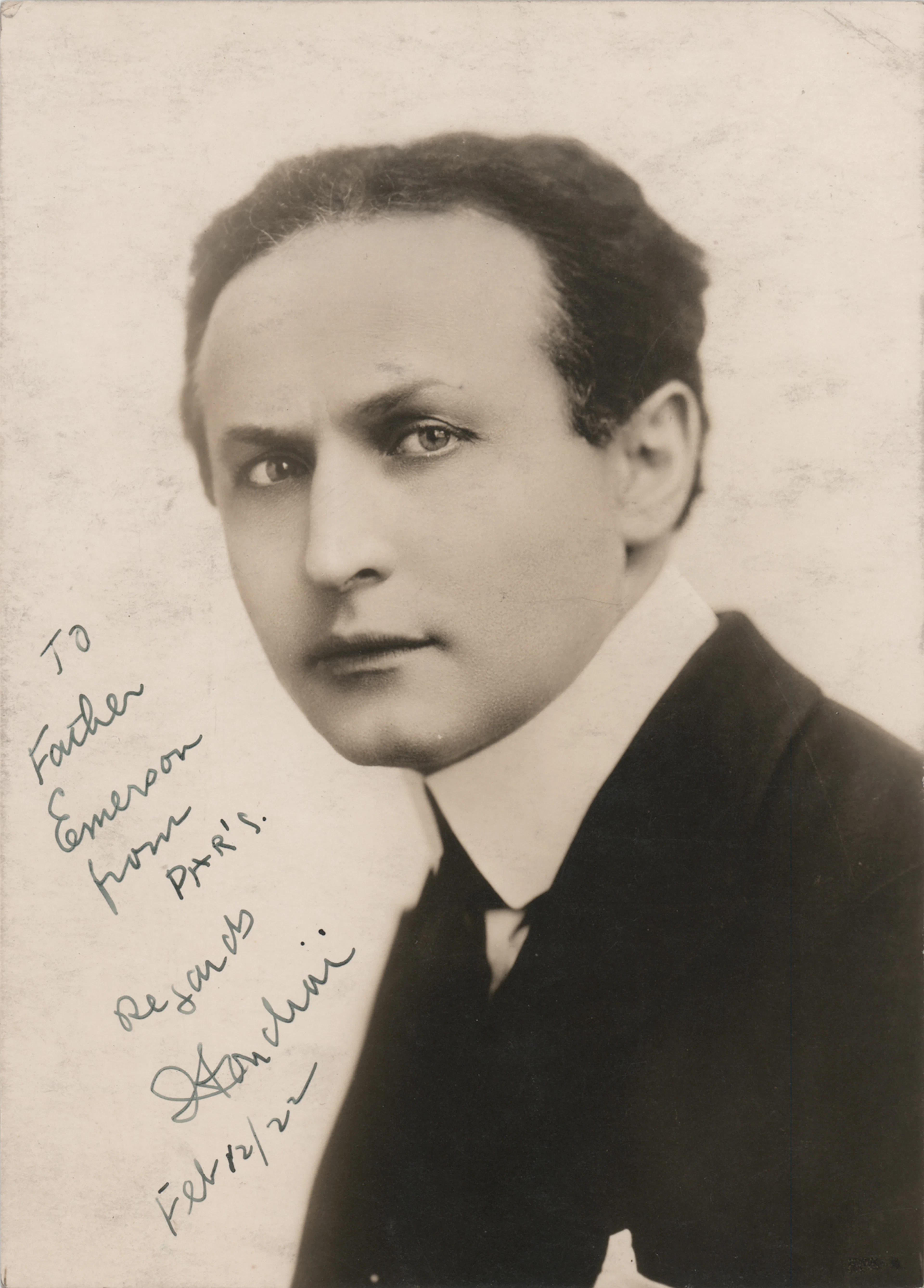 Harry Houdini Signed Photograph