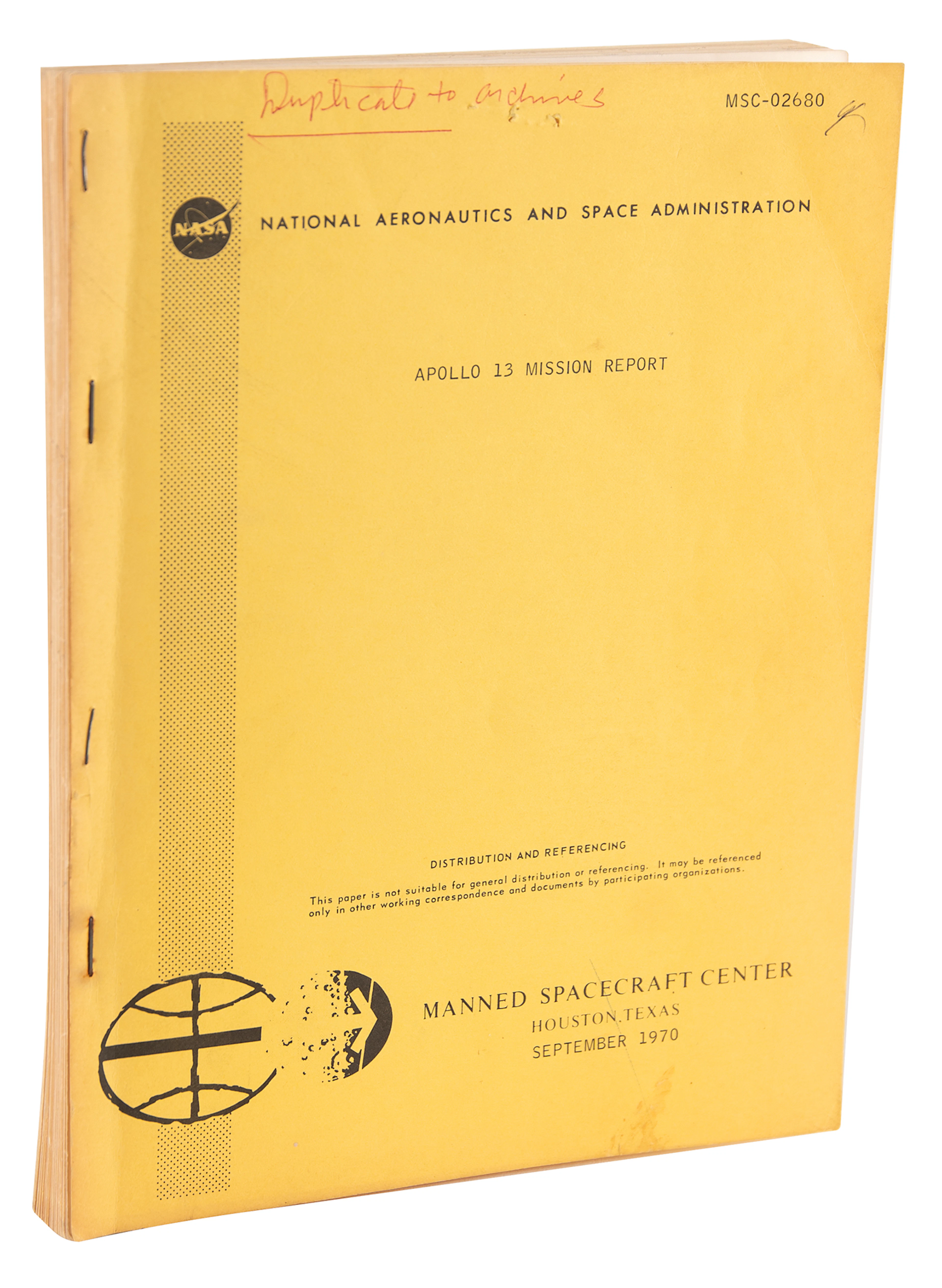 Apollo 13 Mission Report