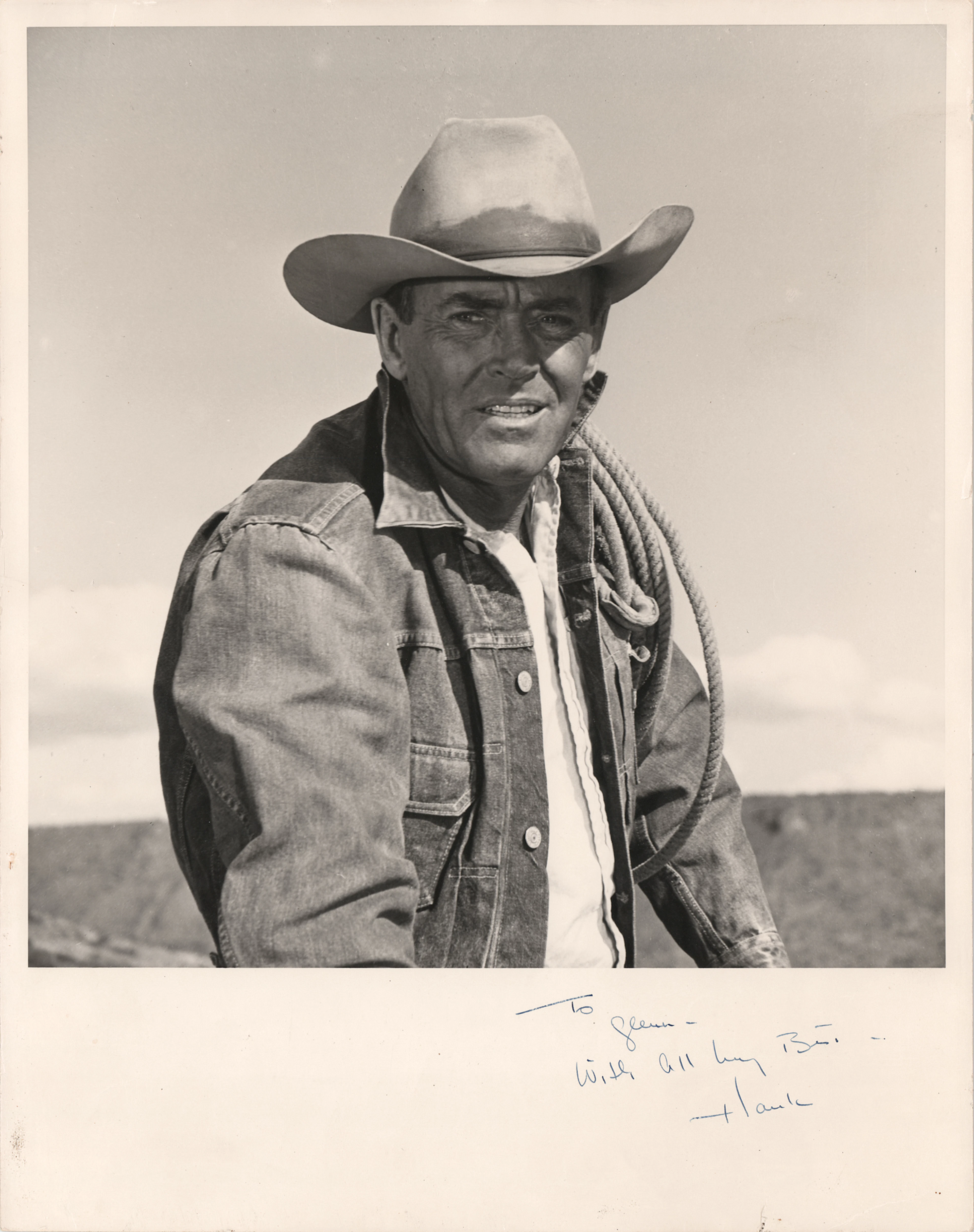 Henry Fonda Oversized Signed Photograph to Glenn Ford