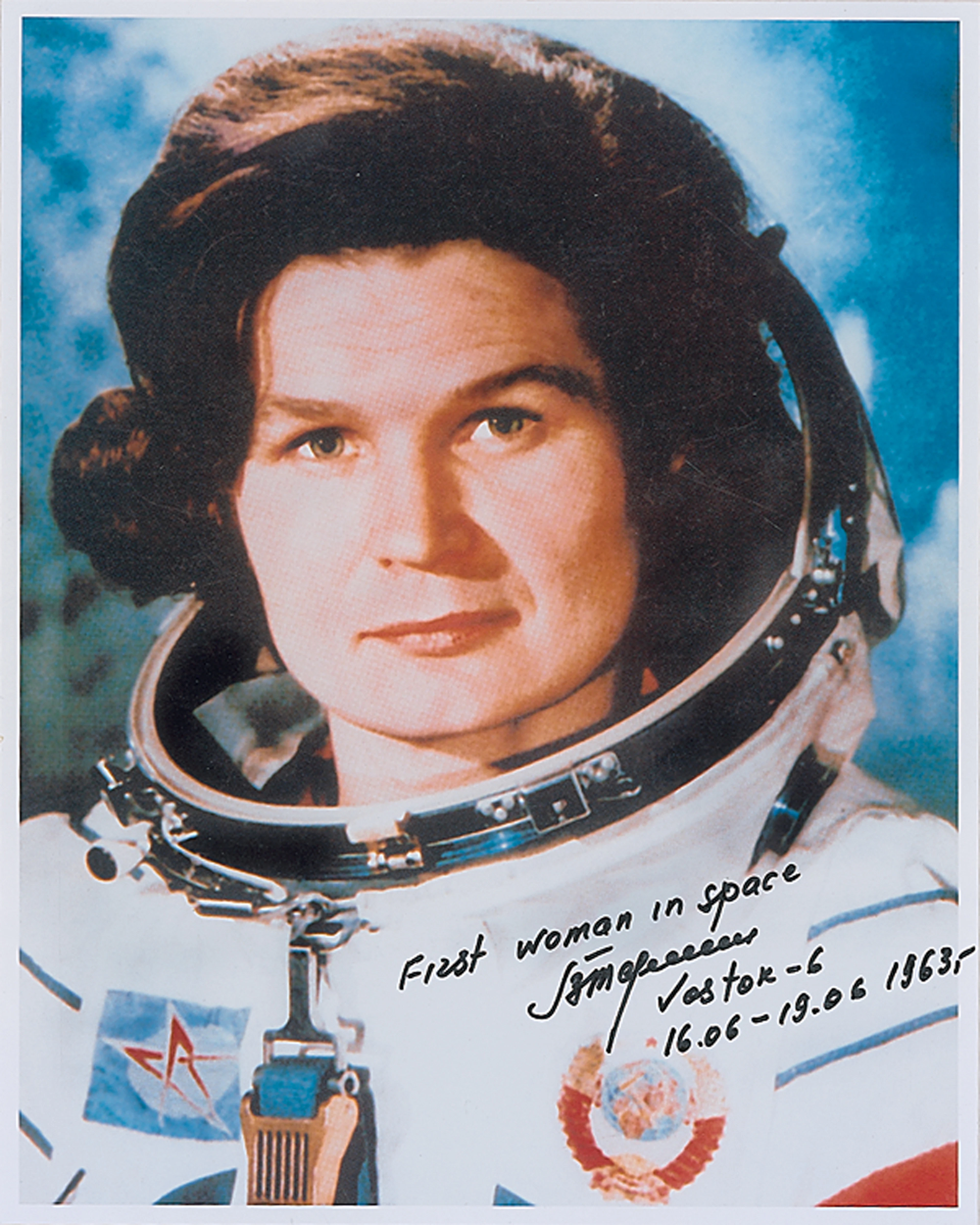 Valentina Tereshkova Signed Photograph