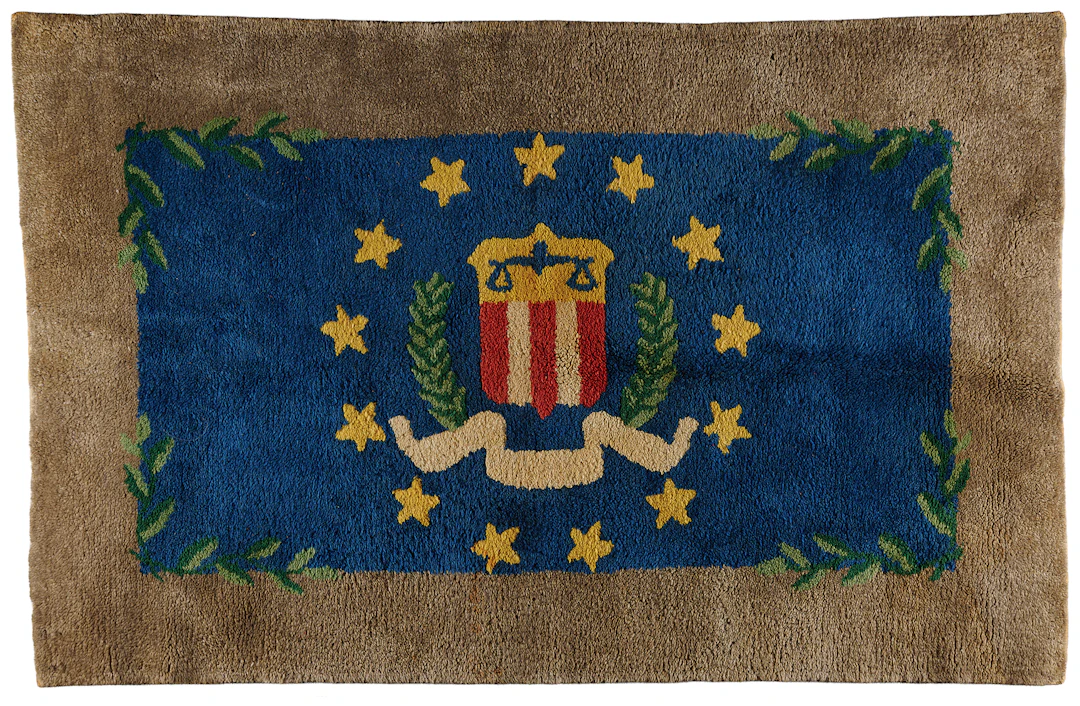 J. Edgar Hoover's FBI Seal 'Welcome' Rug