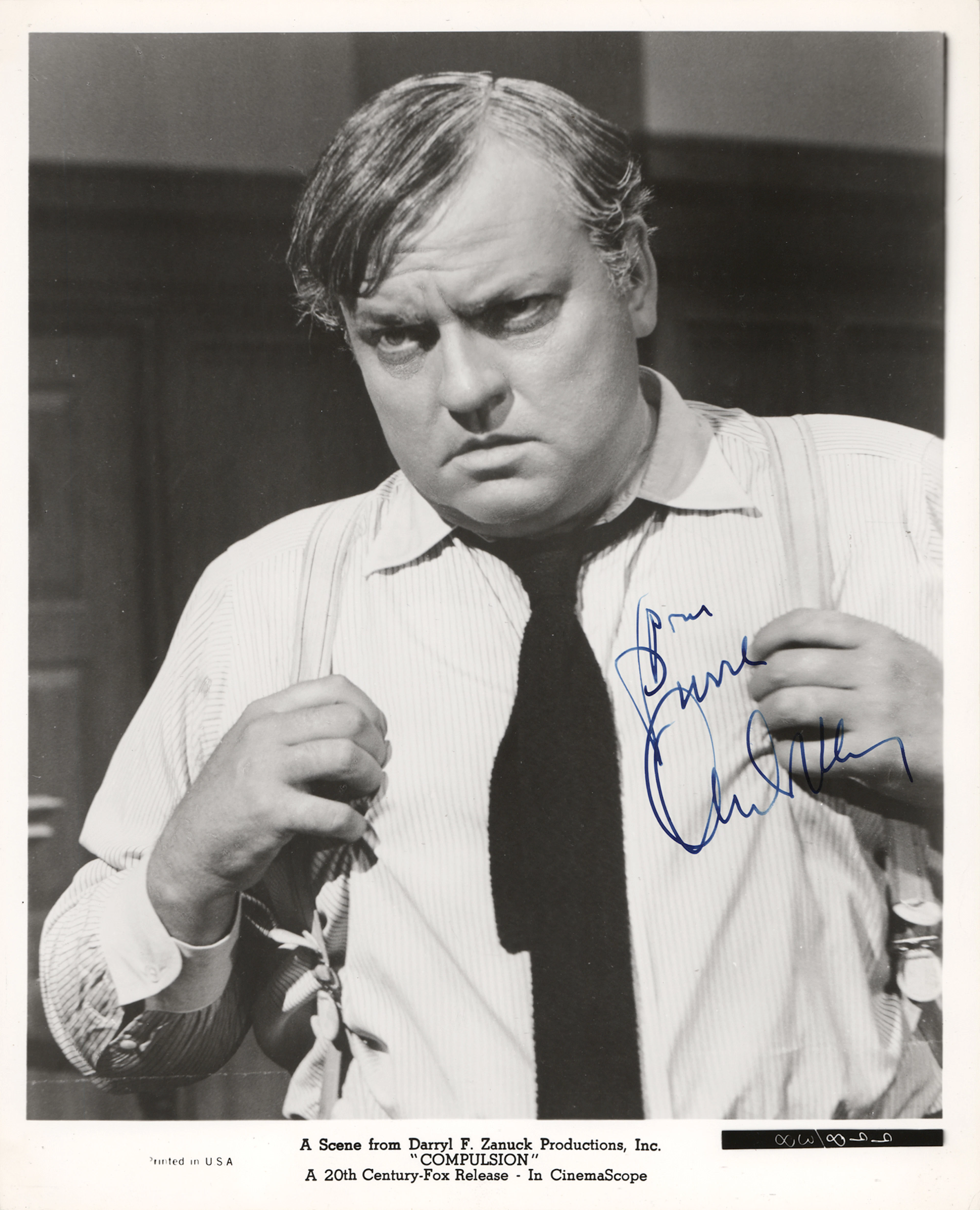Orson Welles Signed Photograph