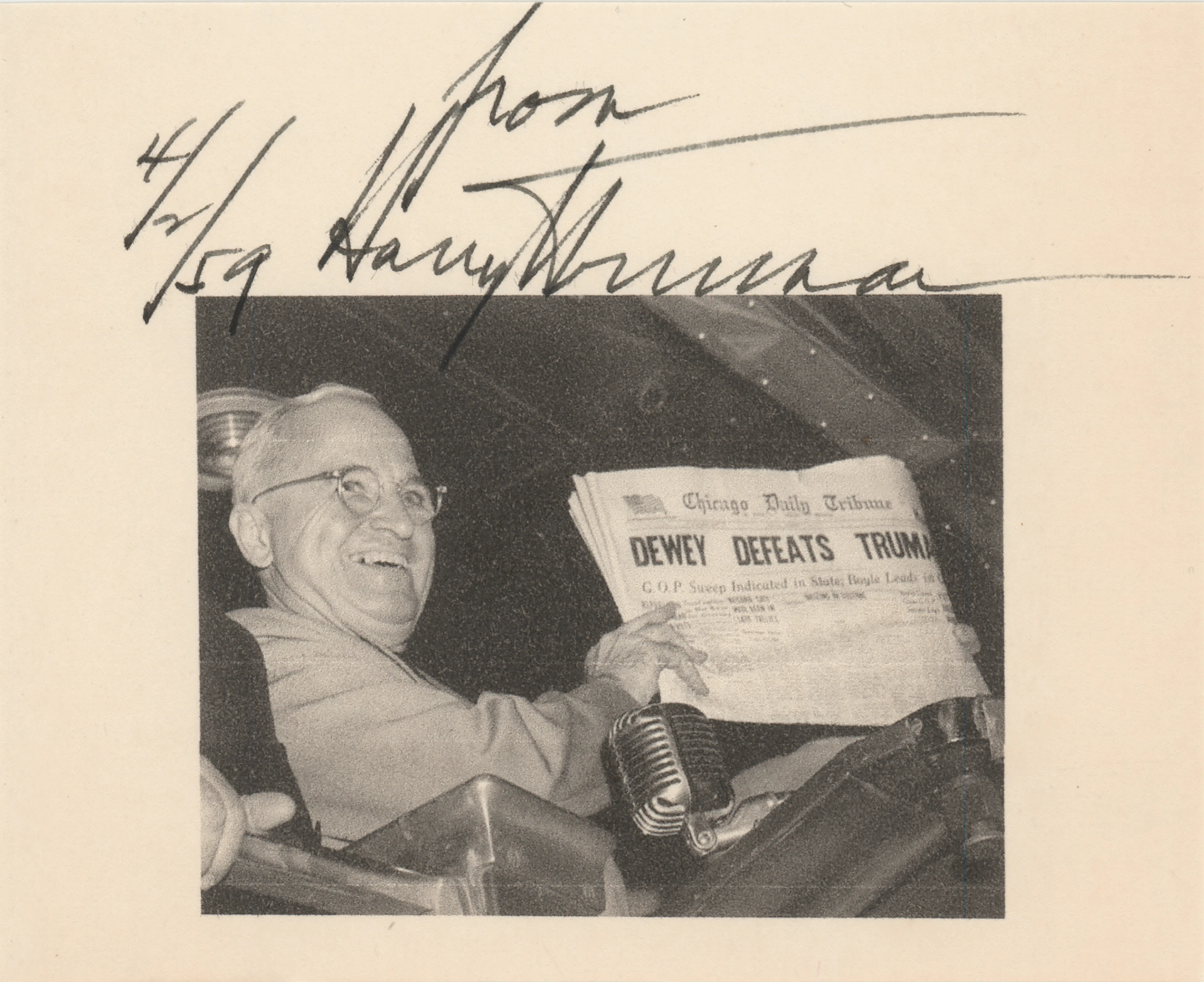 Harry S. Truman Signature