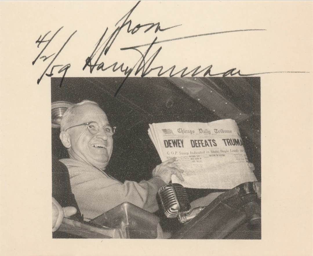 Harry S. Truman Signature
