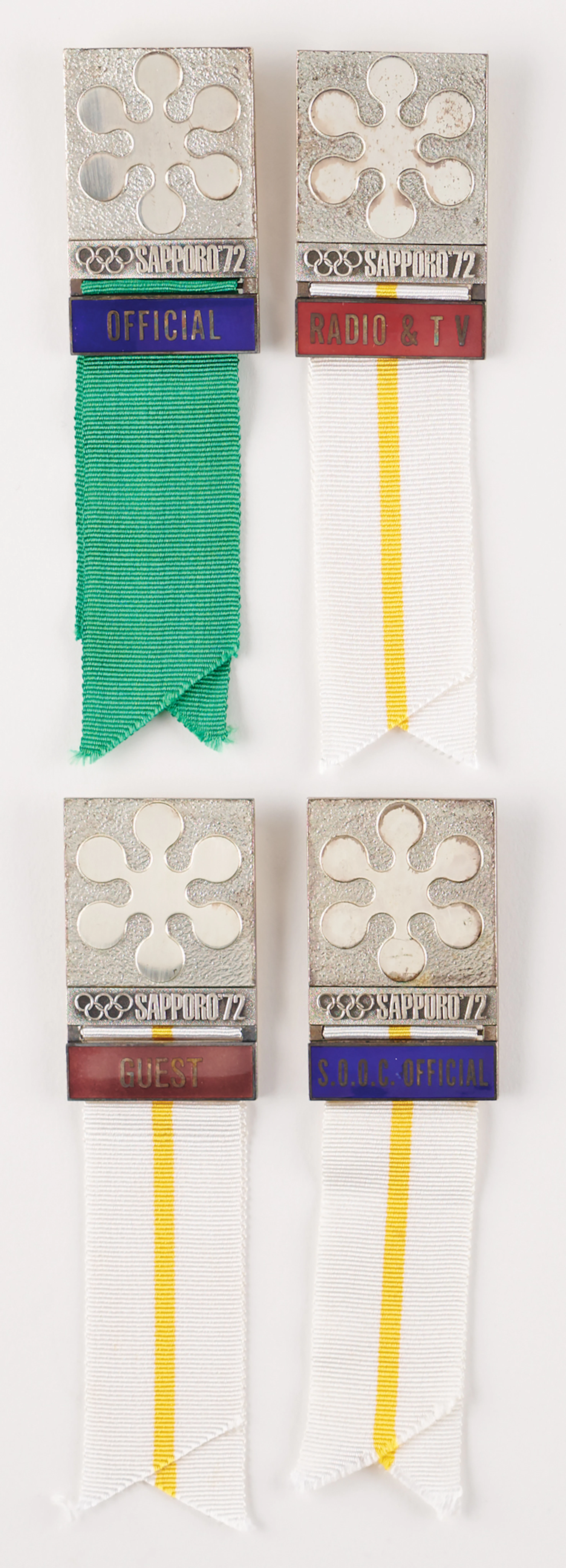 Sapporo 1972 Winter Olympics (4) Badges