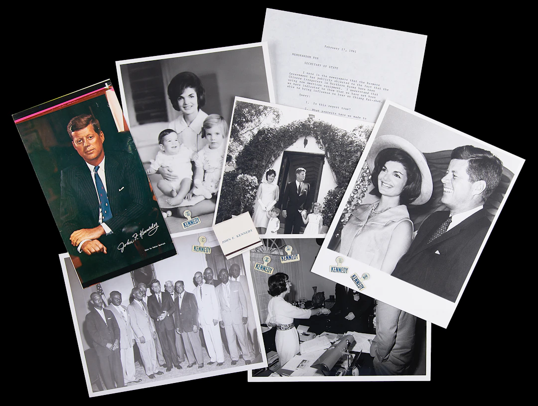 John F. Kennedy: Ephemera from JFK's White House Files, with Photographs