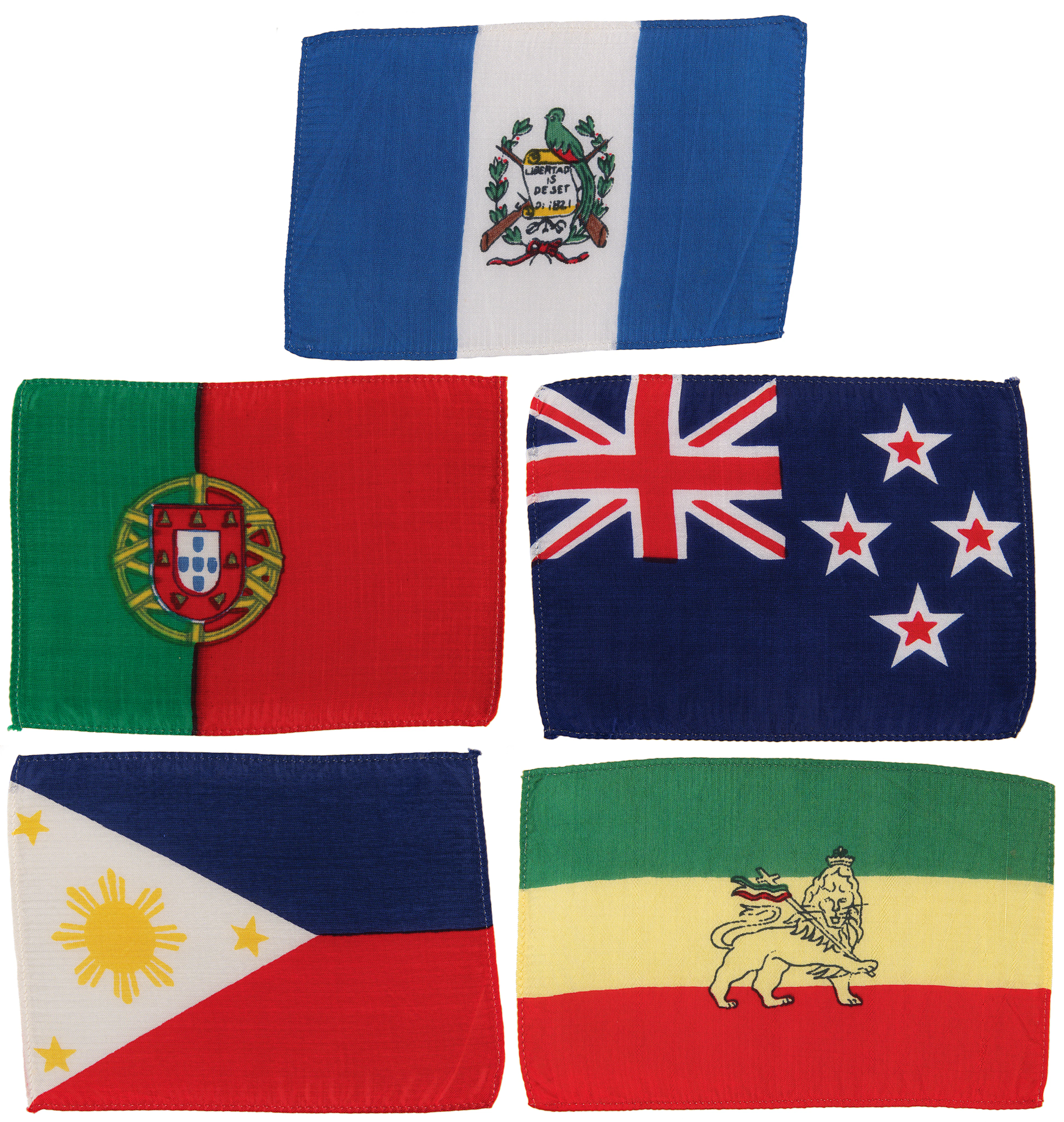 Apollo 14 Flown Flags of Nations (5) - From the Personal Collection