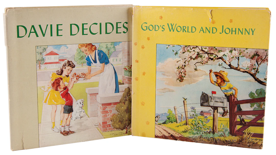 J. Edgar Hoover's (2) Children's Presentation Books from Dorothy Westlake