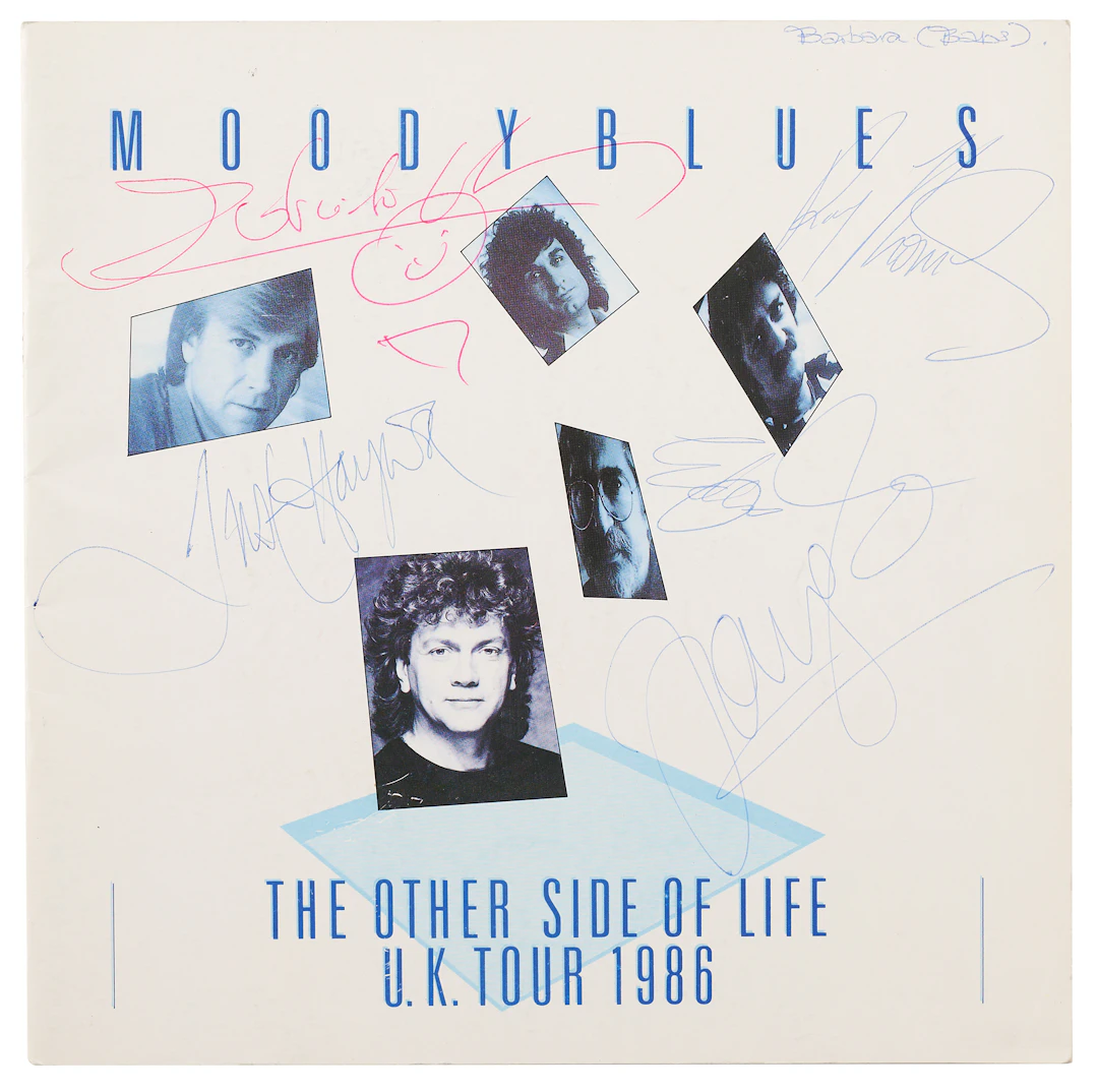 Moody Blues Signed Program - The Other Side of Life