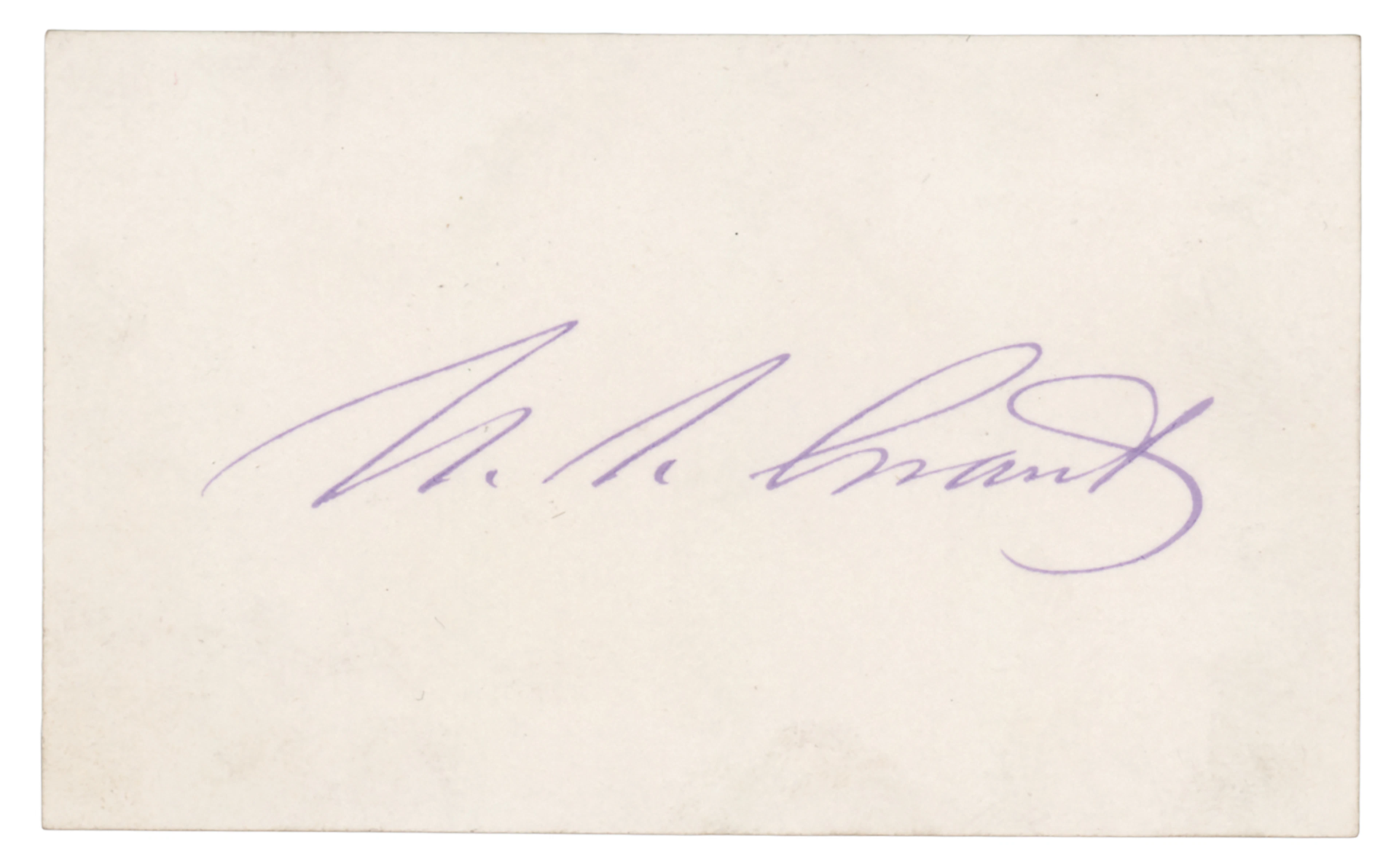 U. S. Grant Signature as President