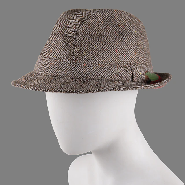 John F. Kennedy's Personally-Owned and -Worn Irish Donegal Tweed Hat
