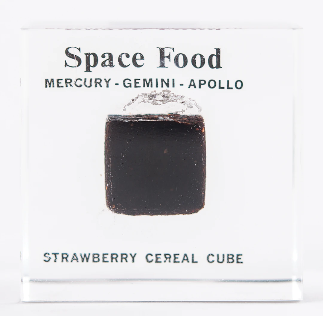 NASA Space Food 'Strawberry Cereal Cube' - Created for the Mercury