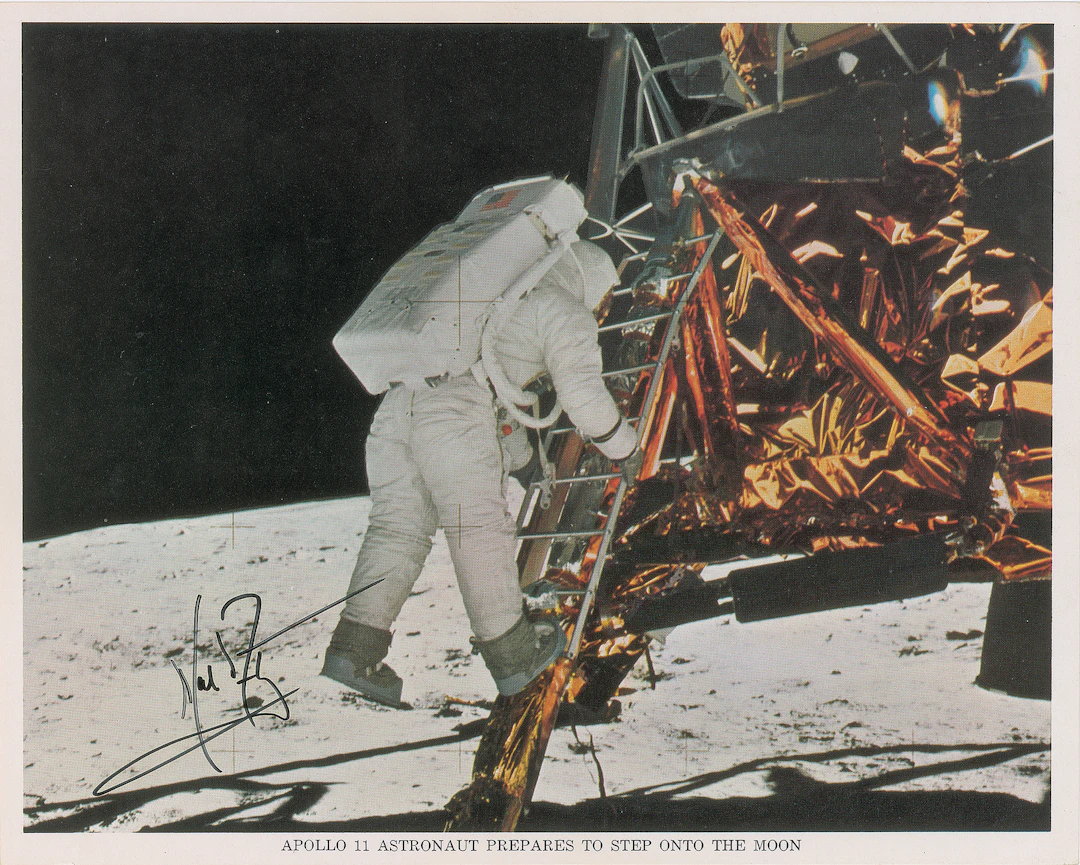 Neil Armstrong Signed Photograph