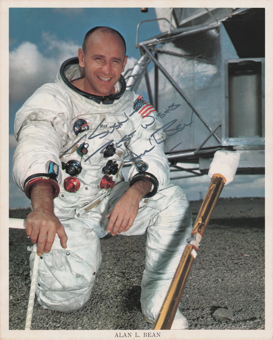 Alan Bean Signed Photograph