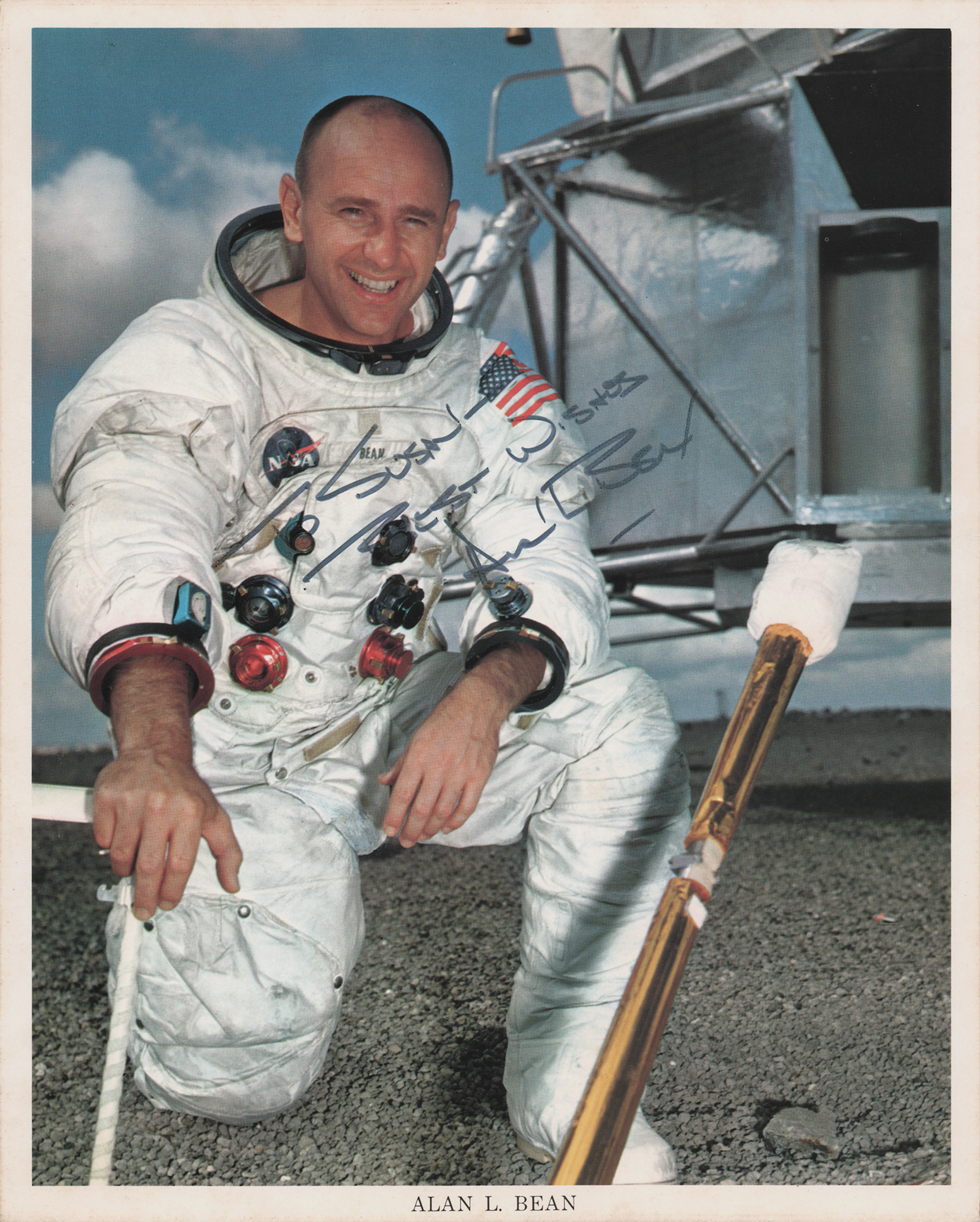 Alan Bean Signed Photograph