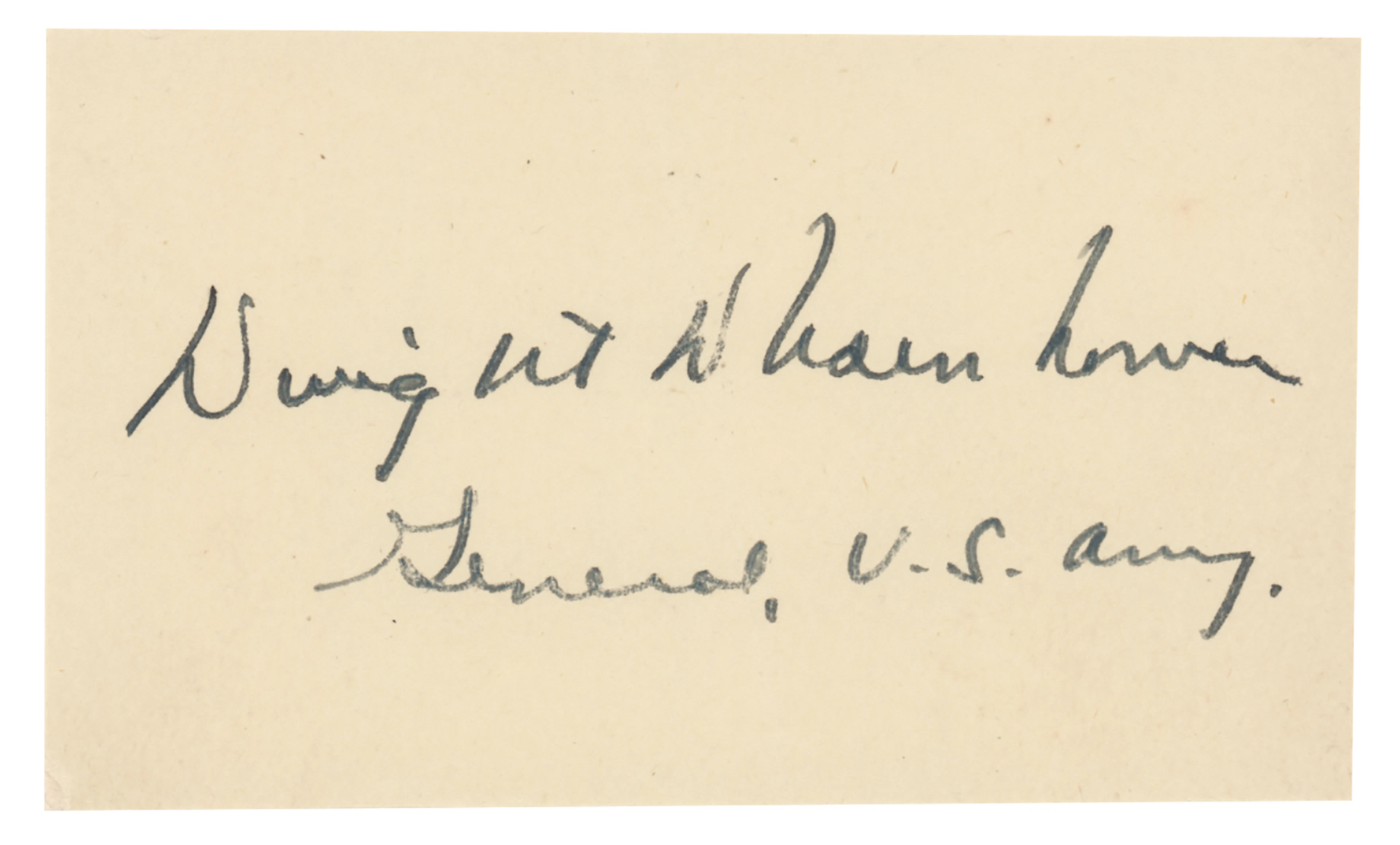 Dwight D. Eisenhower Signature