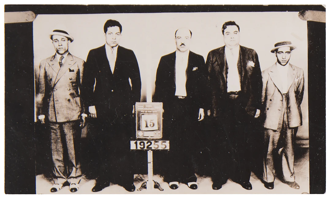 Francesco 'Skyball' Scibelli Original 1934 New York City Police Lineup