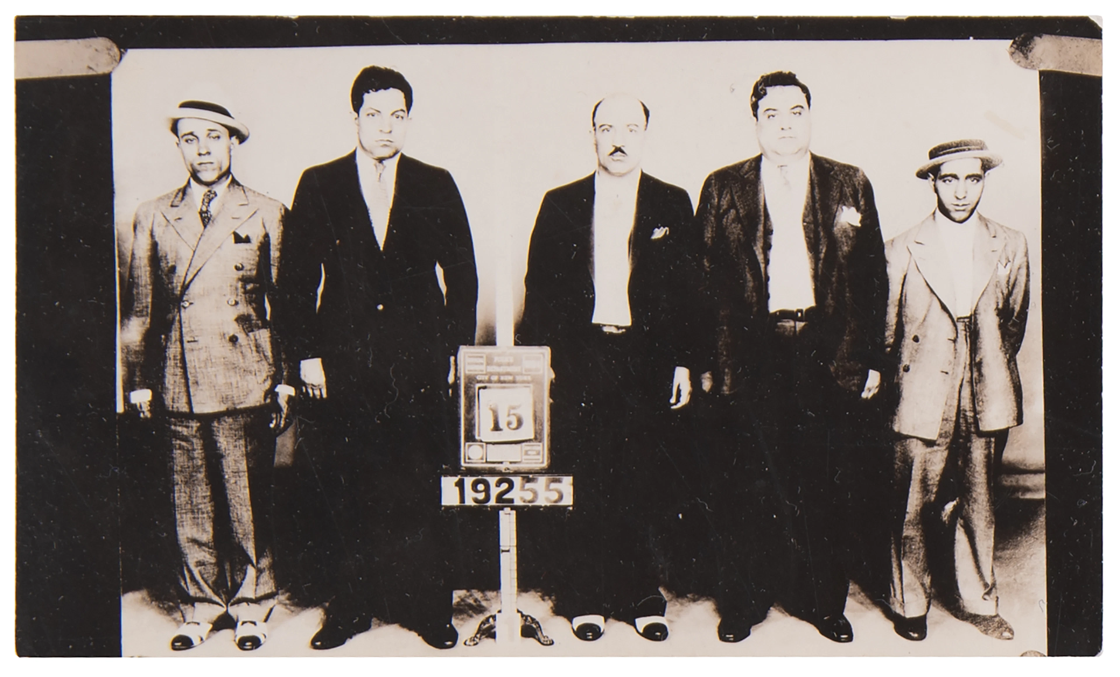 Francesco 'Skyball' Scibelli Original 1934 New York City Police Lineup
