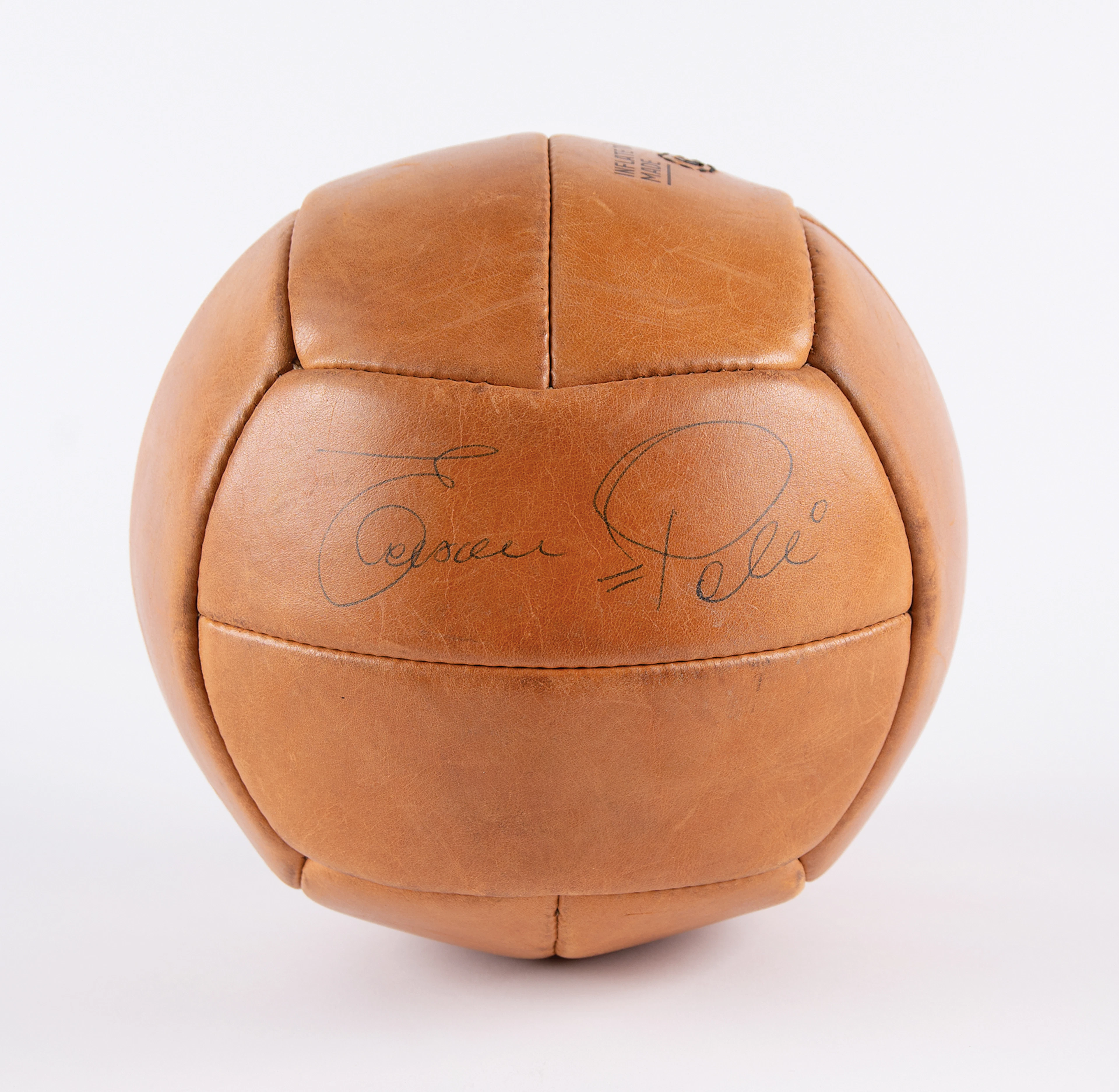 Pelé Signed Vintage Soccer Ball
