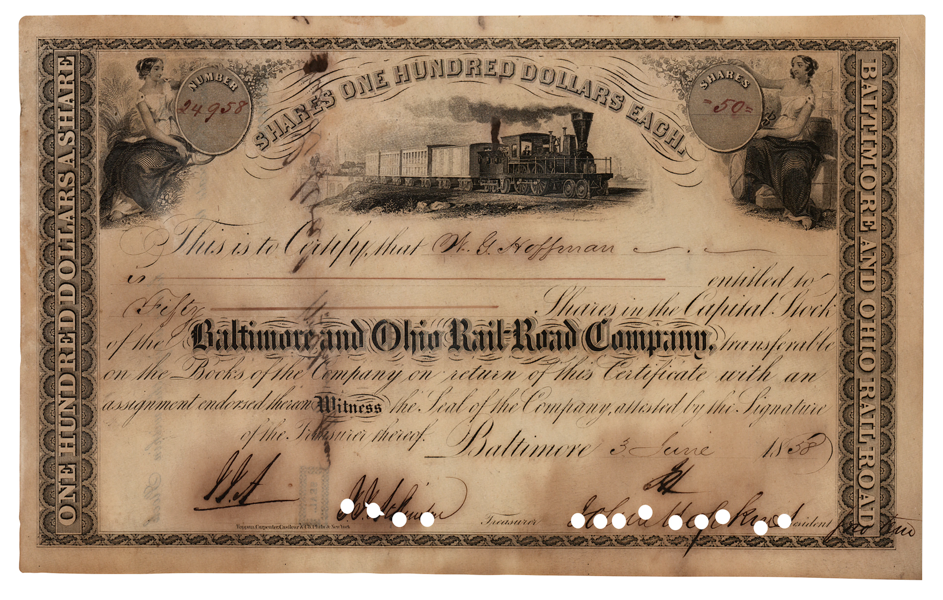 Johns Hopkins Document Signed