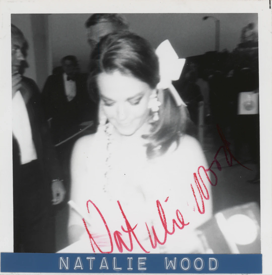 Natalie Wood Signed Candid Photograph