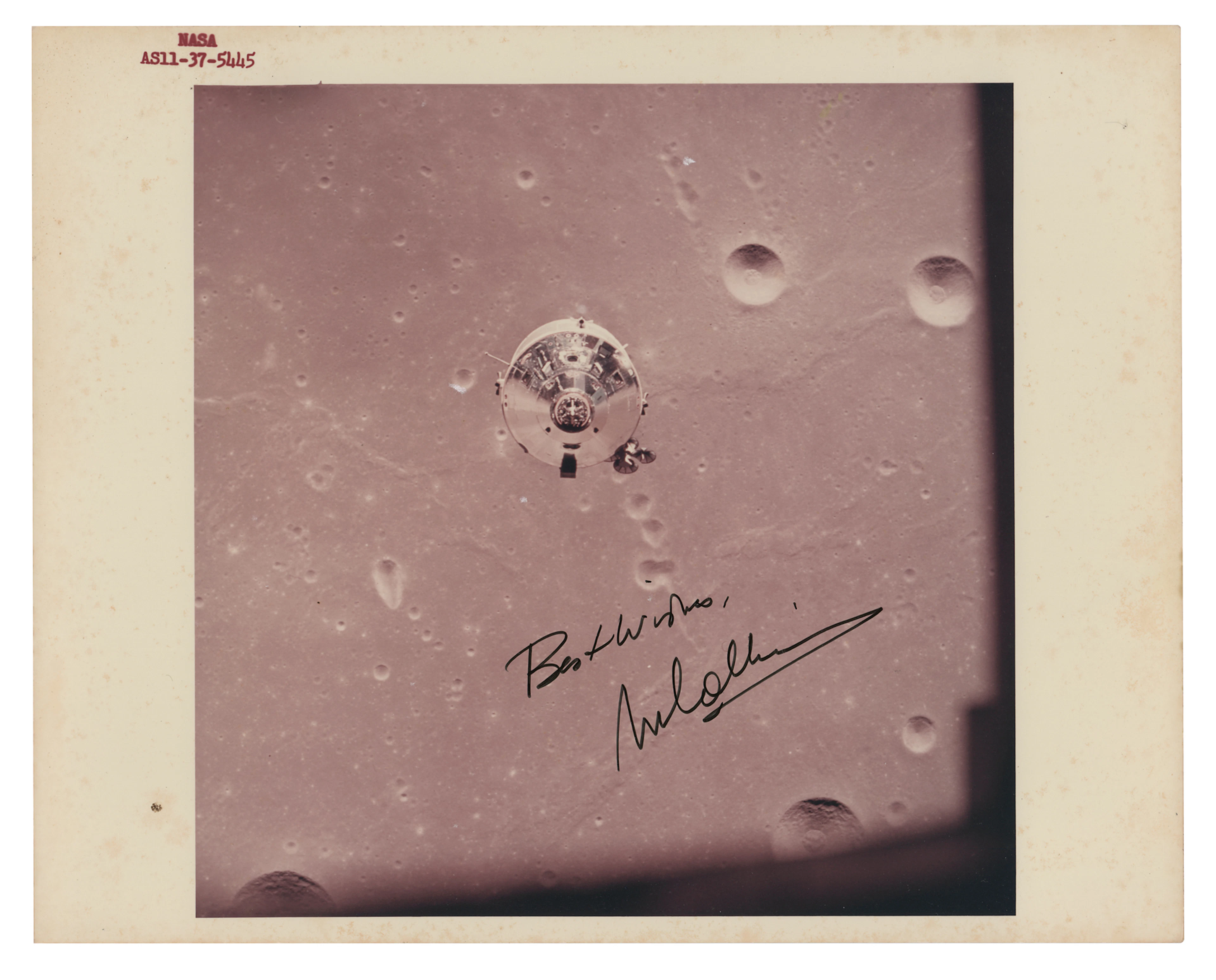 Michael Collins Signed Photograph