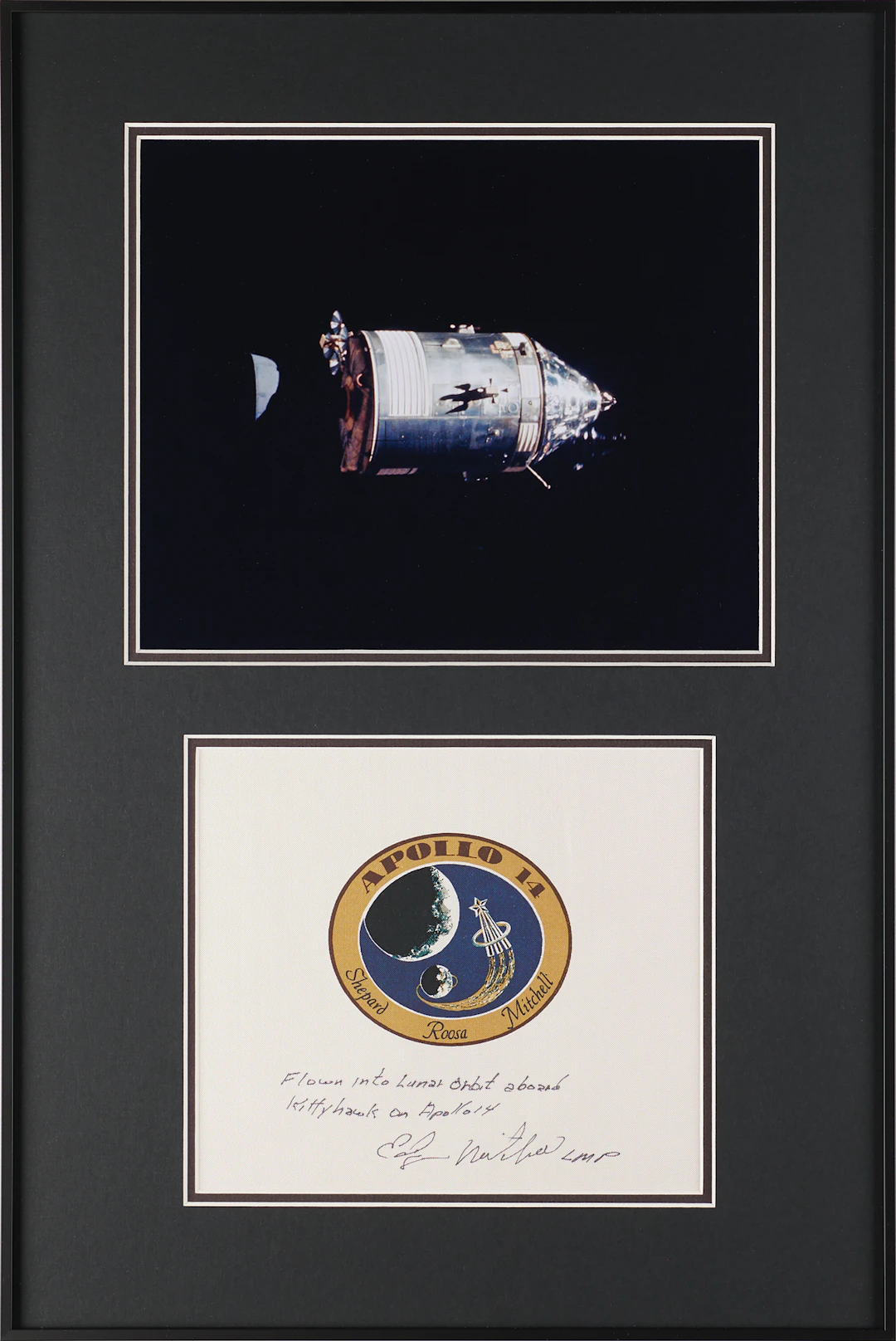 Apollo 14 Flown Beta Patch - Flight-Certified by Edgar Mitchell