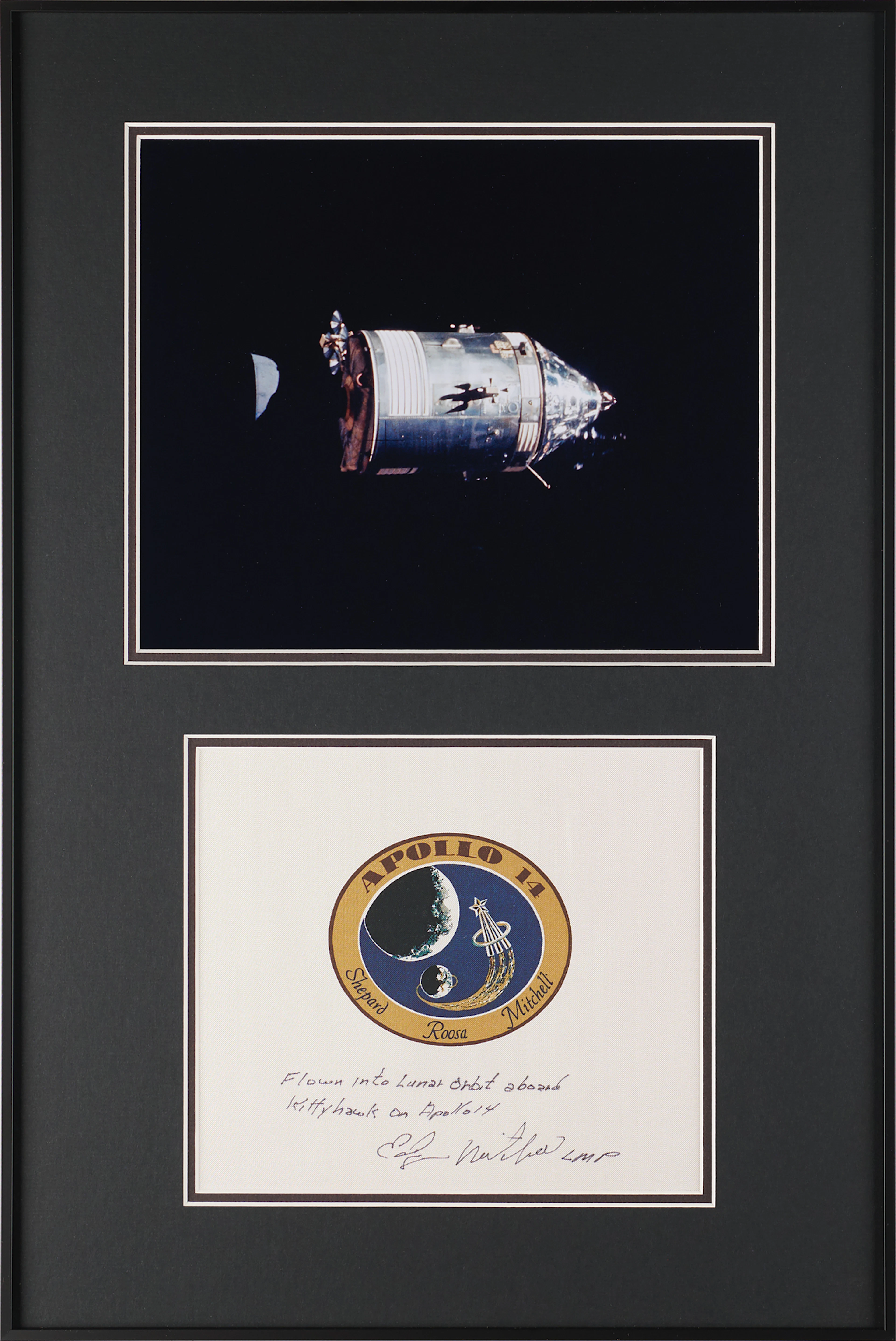 Apollo 14 Flown Beta Patch - Flight-Certified by Edgar Mitchell