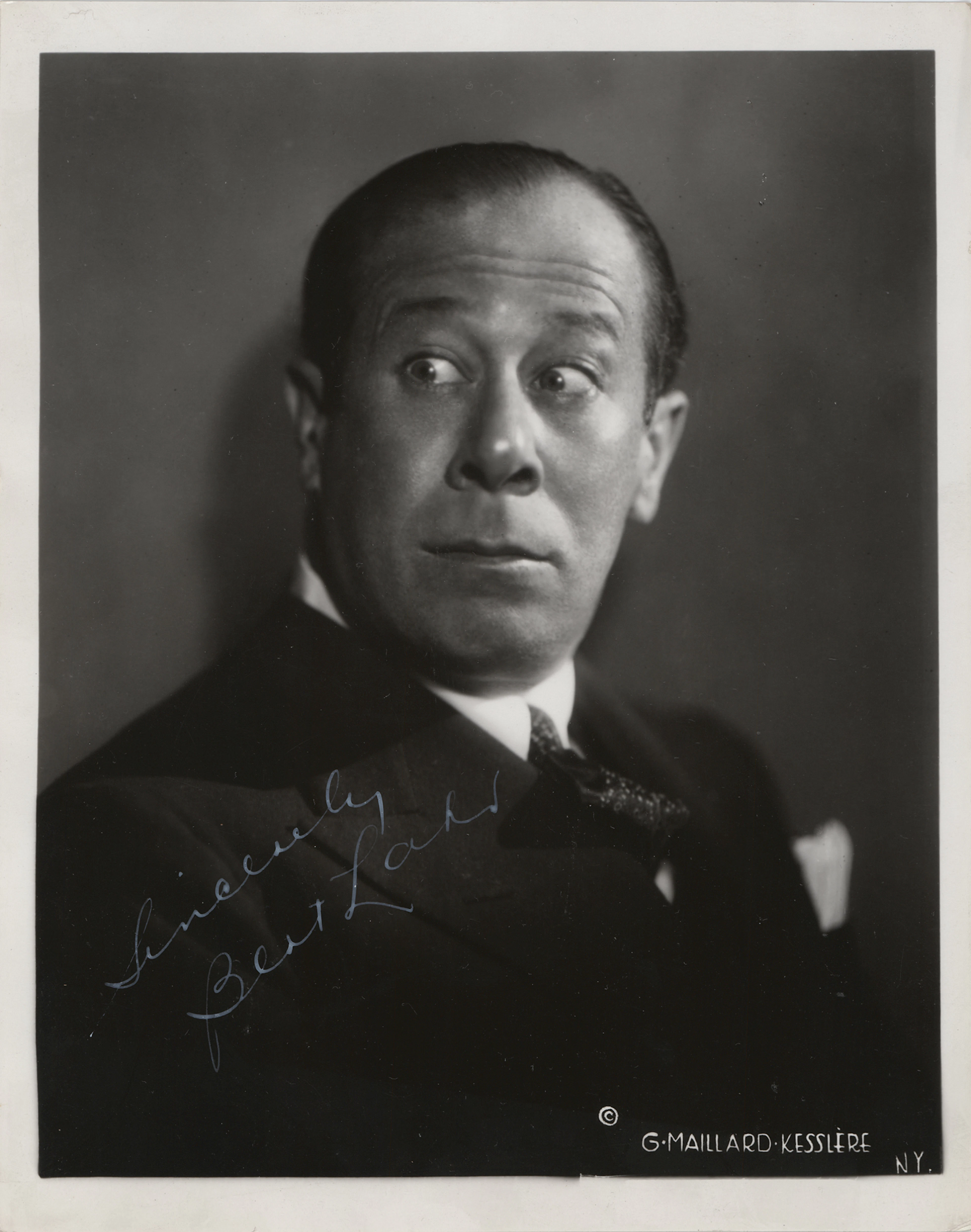 Bert Lahr Signed Photograph