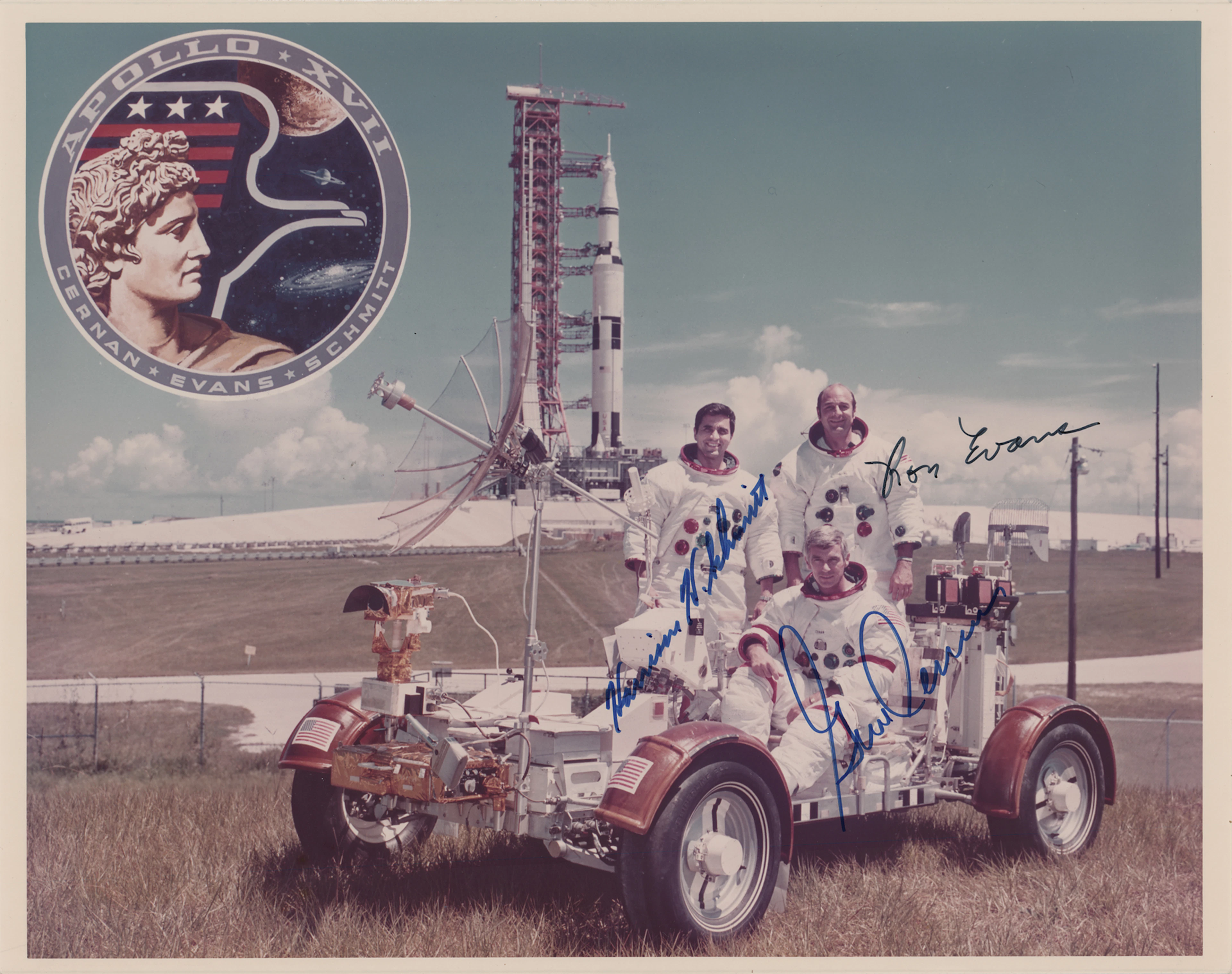 Apollo 17 Signed Photograph
