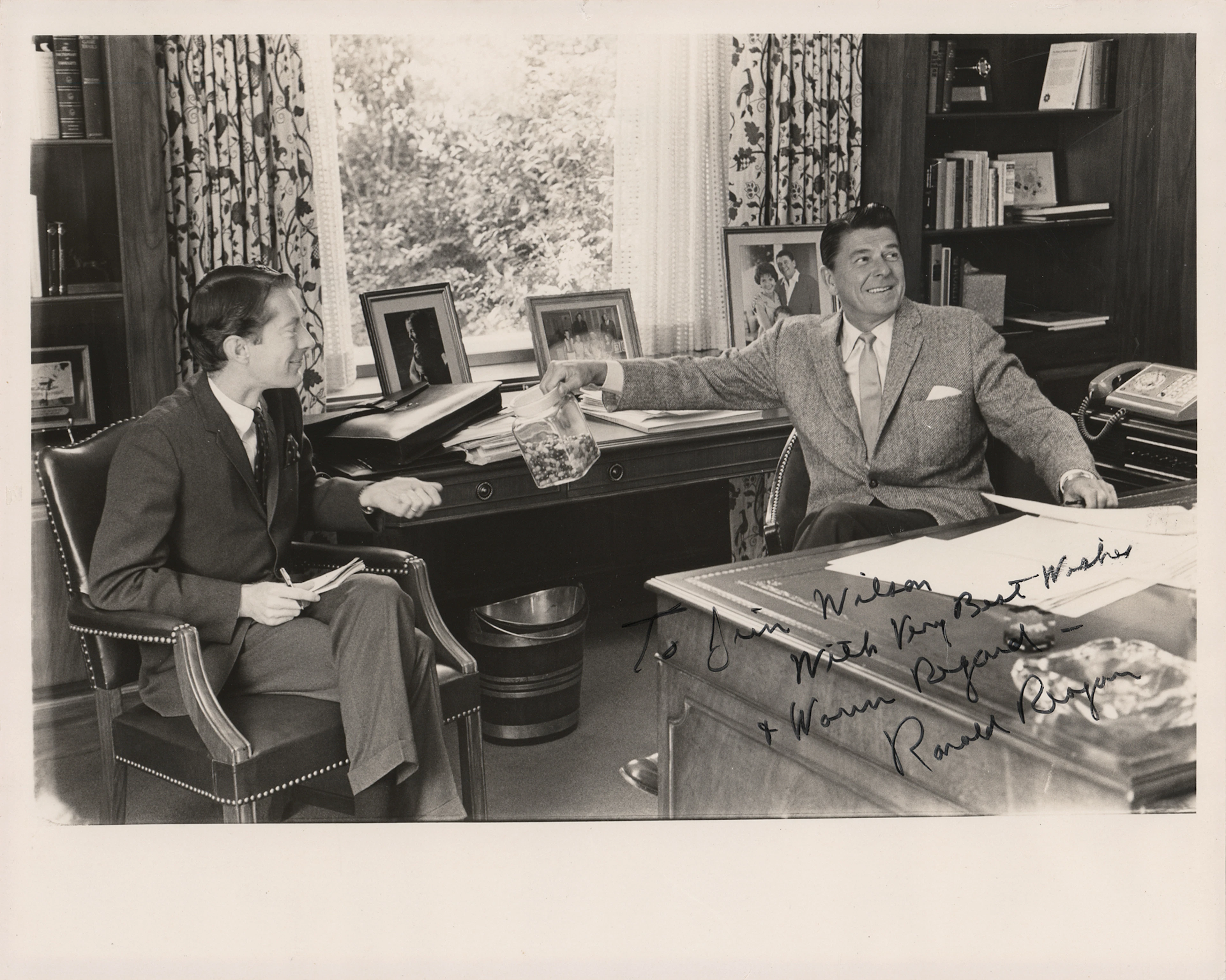 Ronald Reagan Signed Photograph