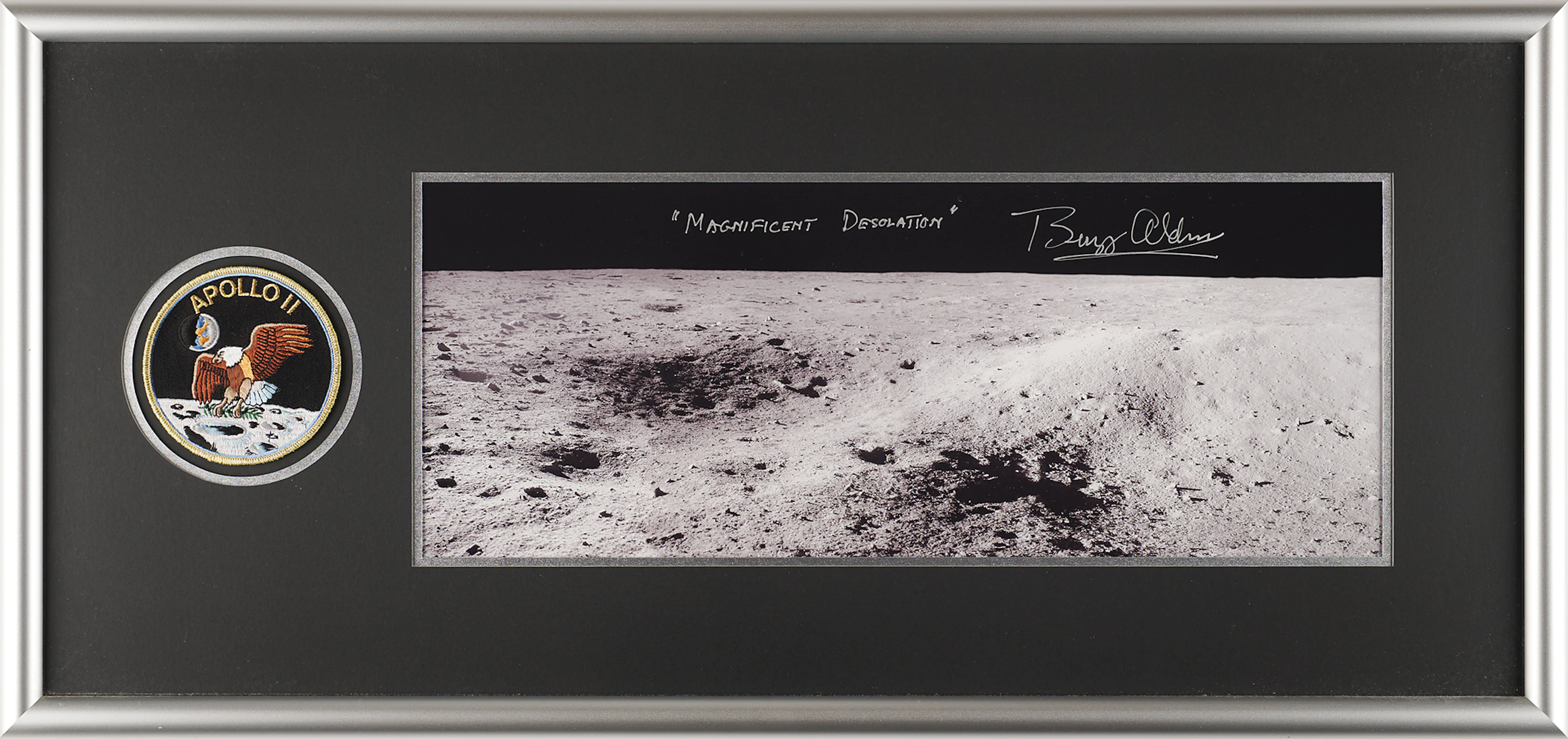 Buzz Aldrin Signed Panoramic Photograph