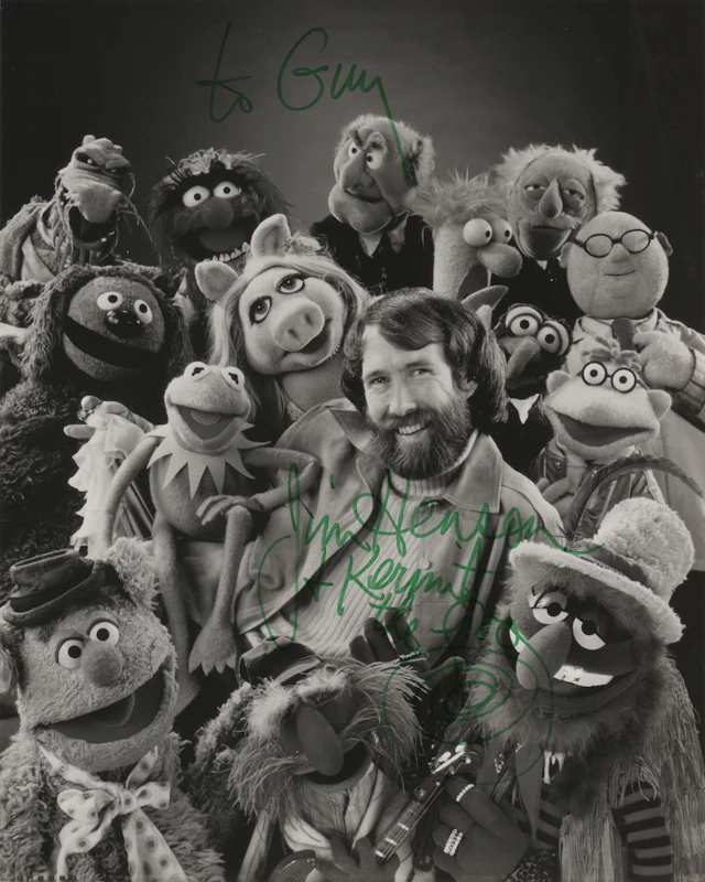 Jim Henson Signed Photograph