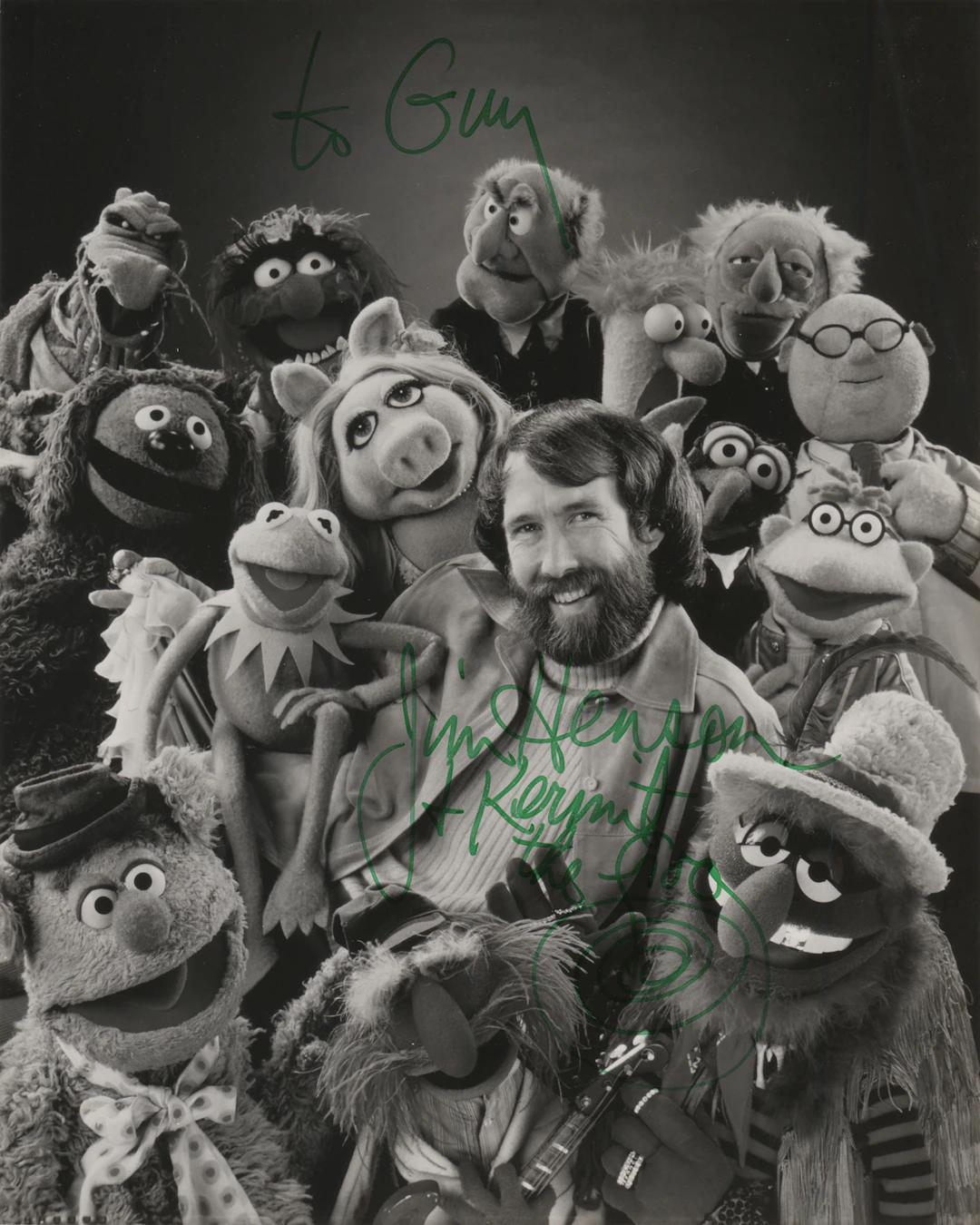 Jim Henson Signed Photograph