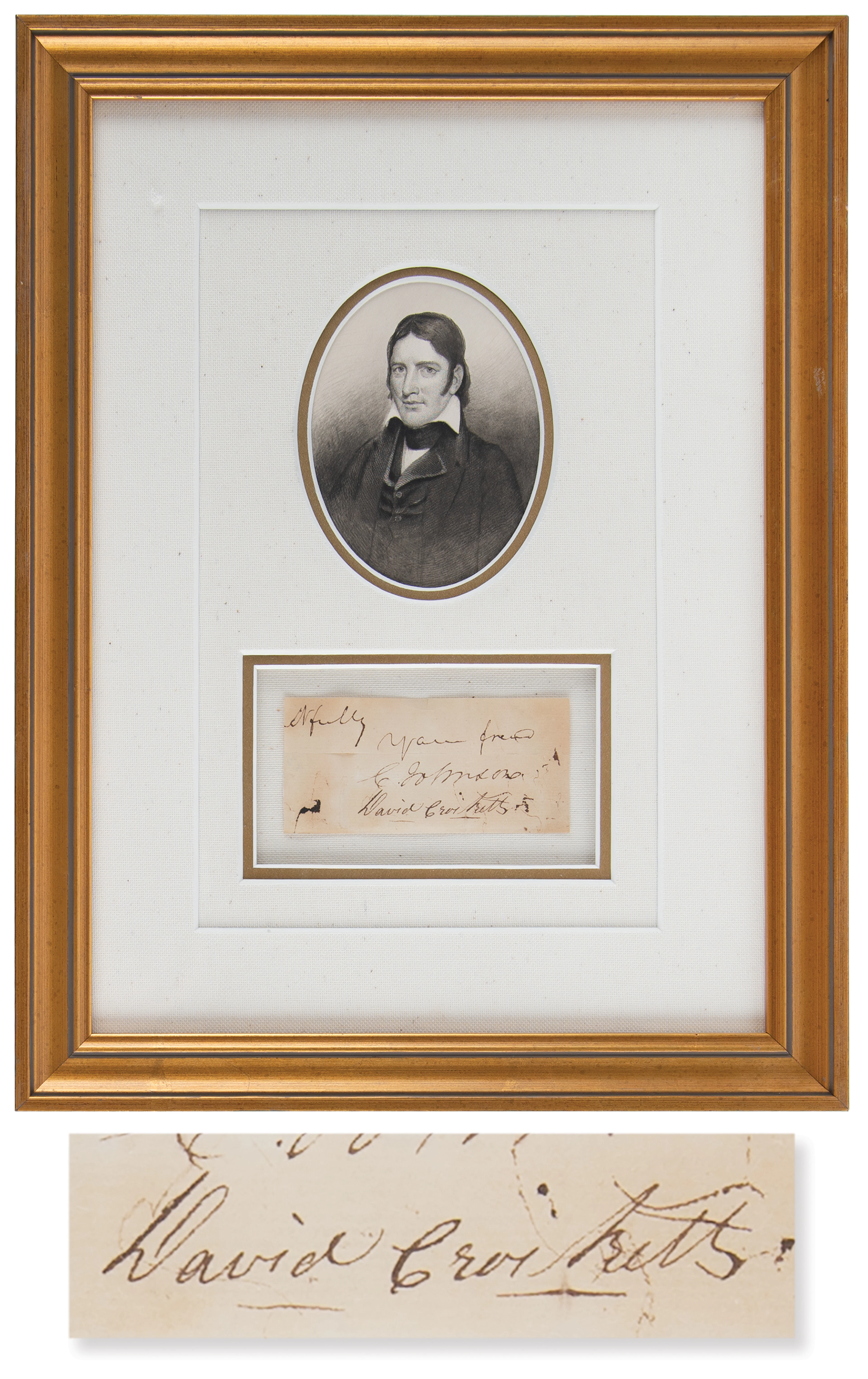 David Crockett Signature