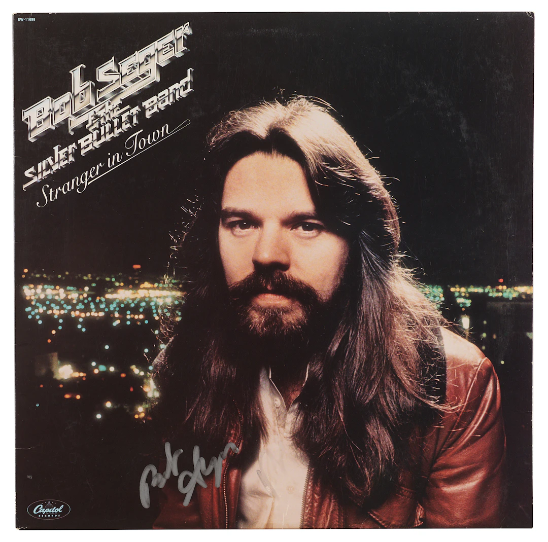 Bob Seger Signed Album - Stranger in Town
