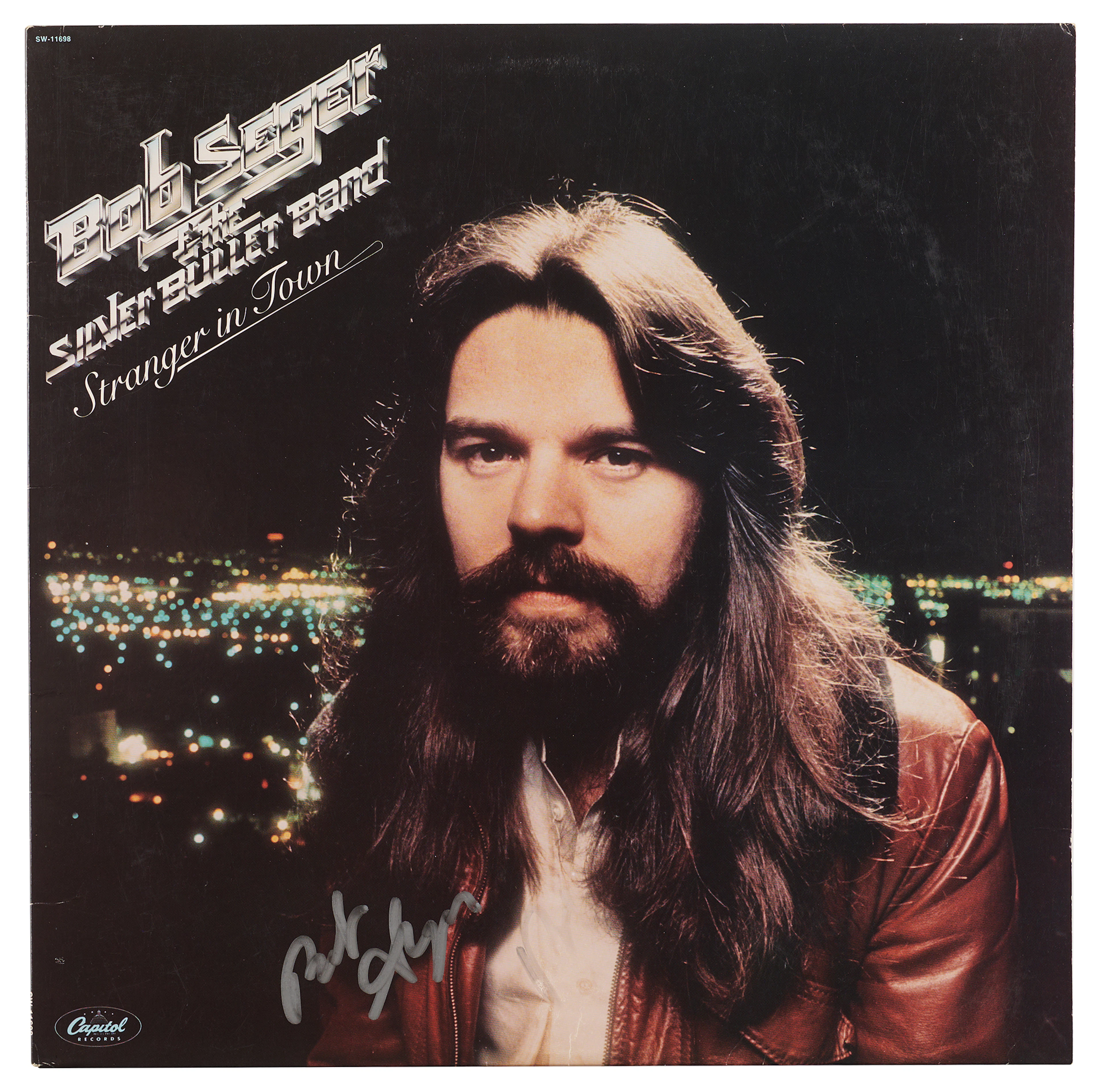 Bob Seger Signed Album - Stranger in Town